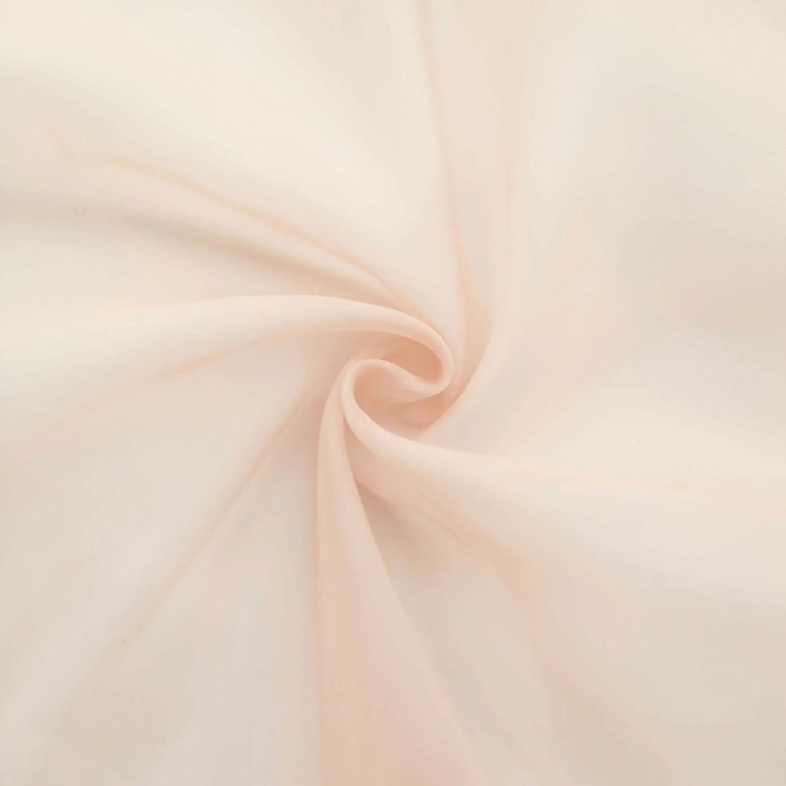 Chiffon Table Runner 6ft Nude - Lightweight Table Linen - Image 6