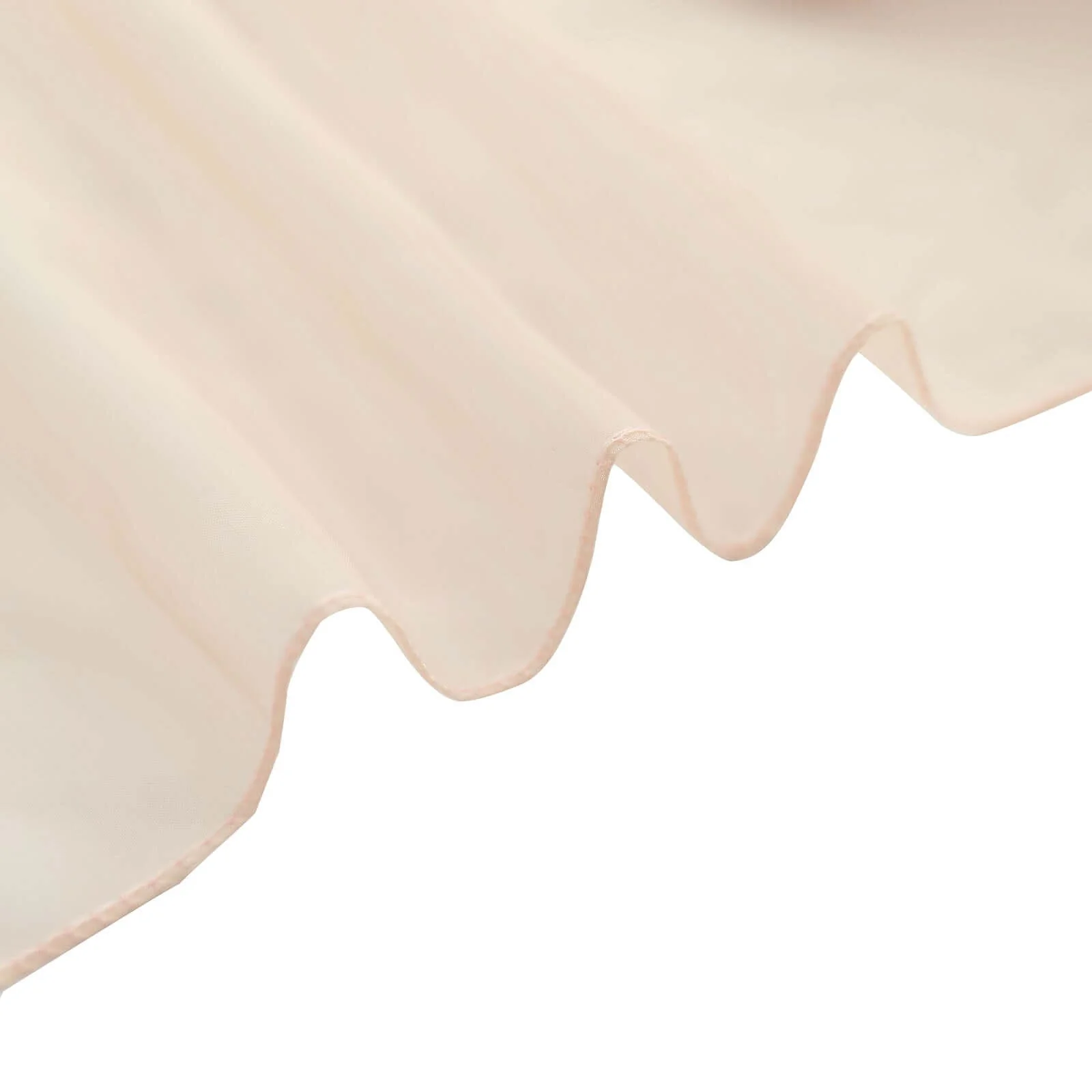 Chiffon Table Runner 6ft Nude - Lightweight Table Linen - Image 8