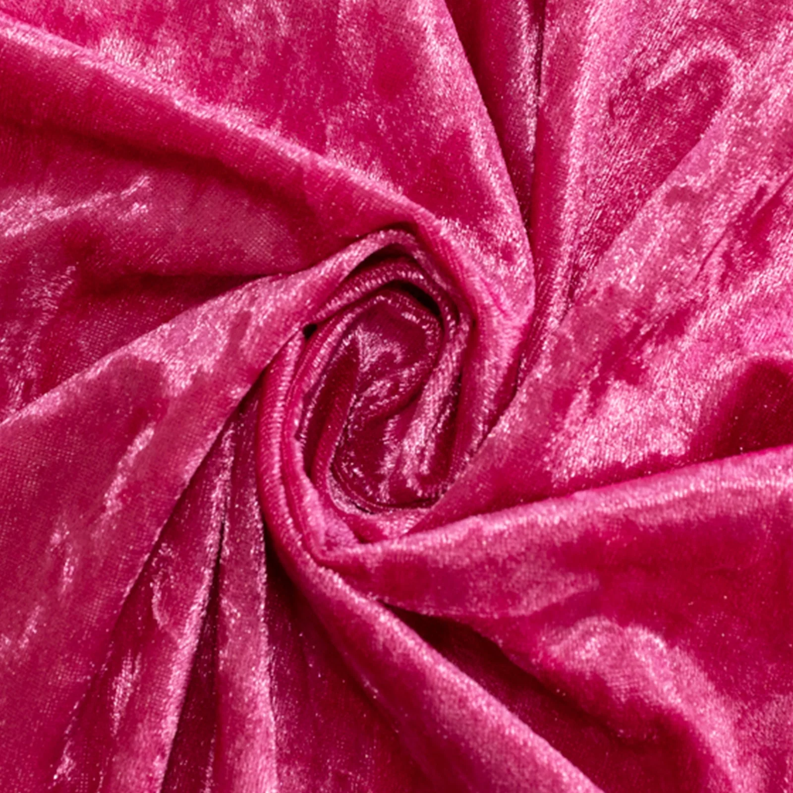 Premium Crushed Velvet Rectangle Tablecloth 90"x132" Fuchsia - Seamless Soft & Reusable Table Cover - Image 8