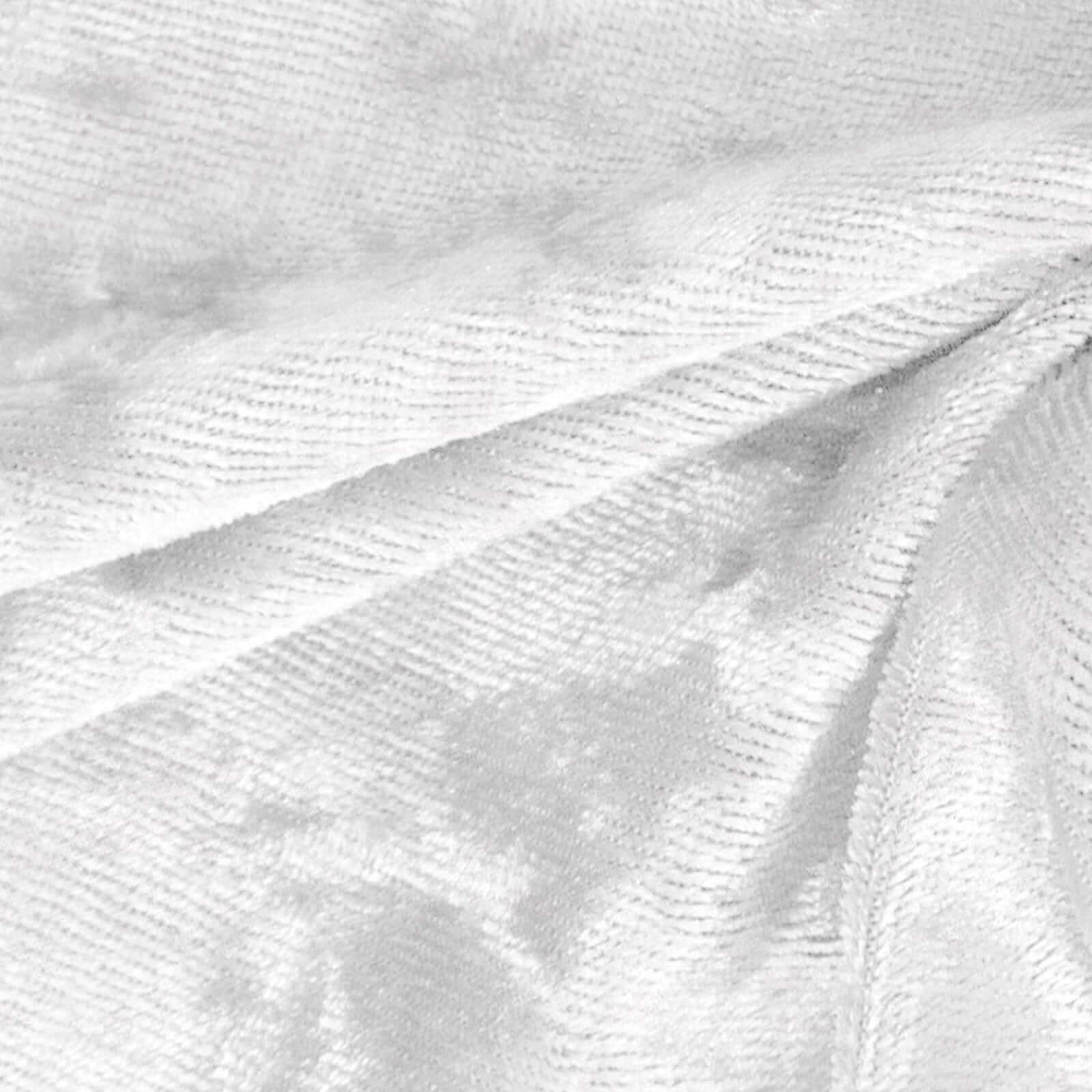 Premium Crushed Velvet Table Runner 12"x108" White - Soft & Classy Table Linen for Events - Image 8