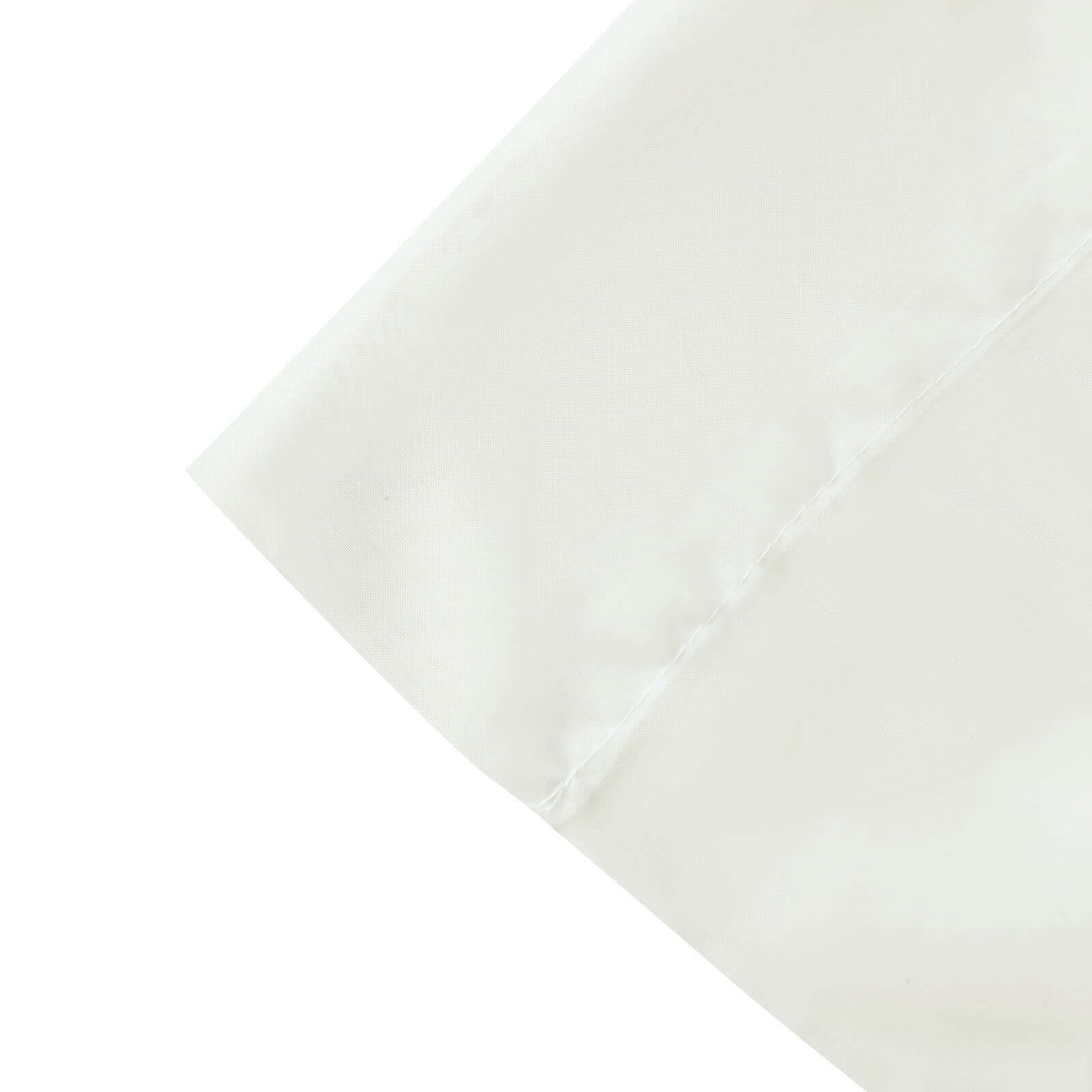 Ivory Chiffon Ceiling Drapery, Durable Flame Resistant Long Curtain Backdrop Panel With Rod Pocket 5ftx32ft - Image 7