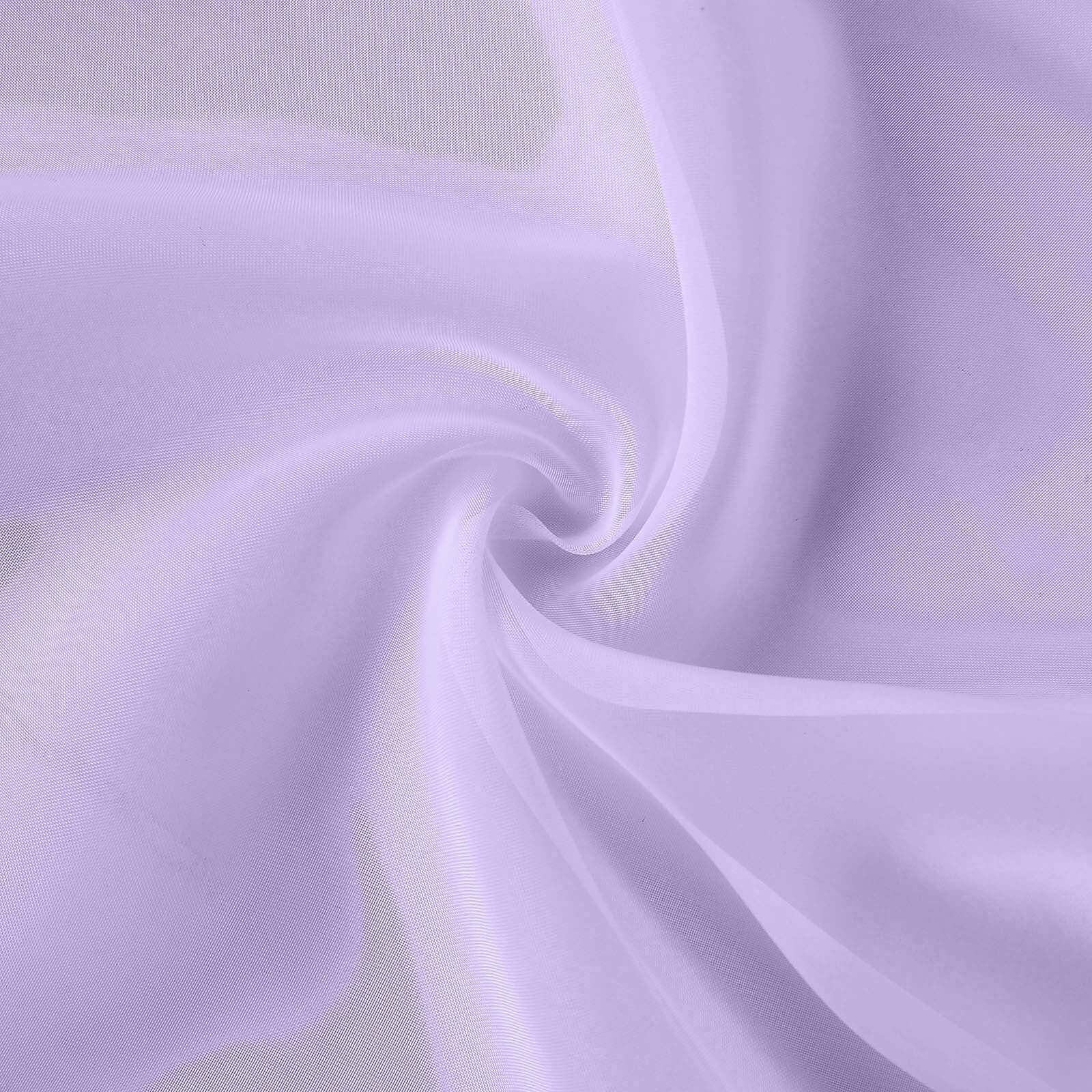 Lavender Lilac Chiffon Drape Curtain, Durable Flame Resistant Backdrop Panel Ceiling Decoration With Rod Pocket 5ftx14ft - Image 6