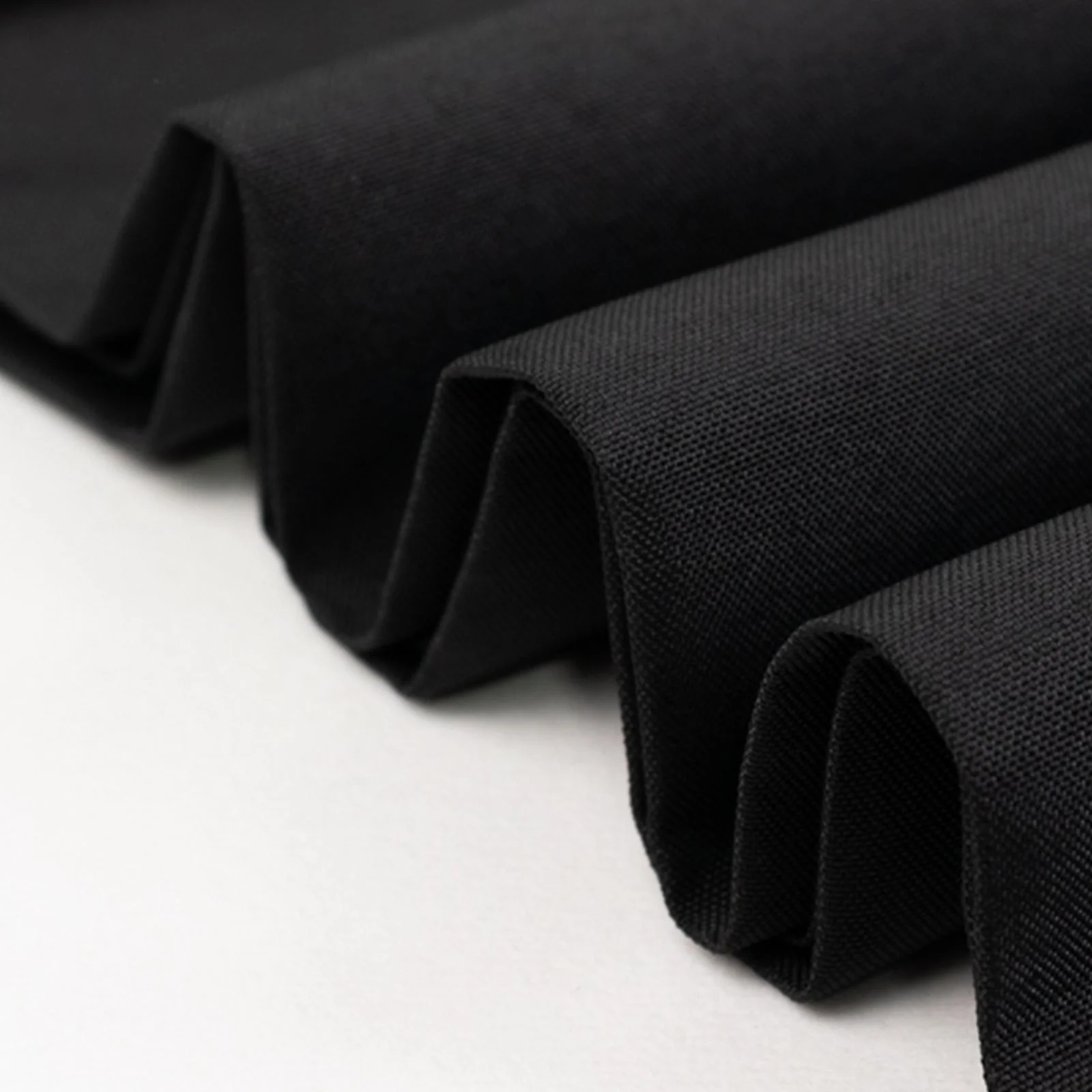Premium Polyester Black Fabric Bolt 54"x10 Yards, DIY Craft Fabric Roll for Upholstery, Curtains, and Event Decor - Image 7
