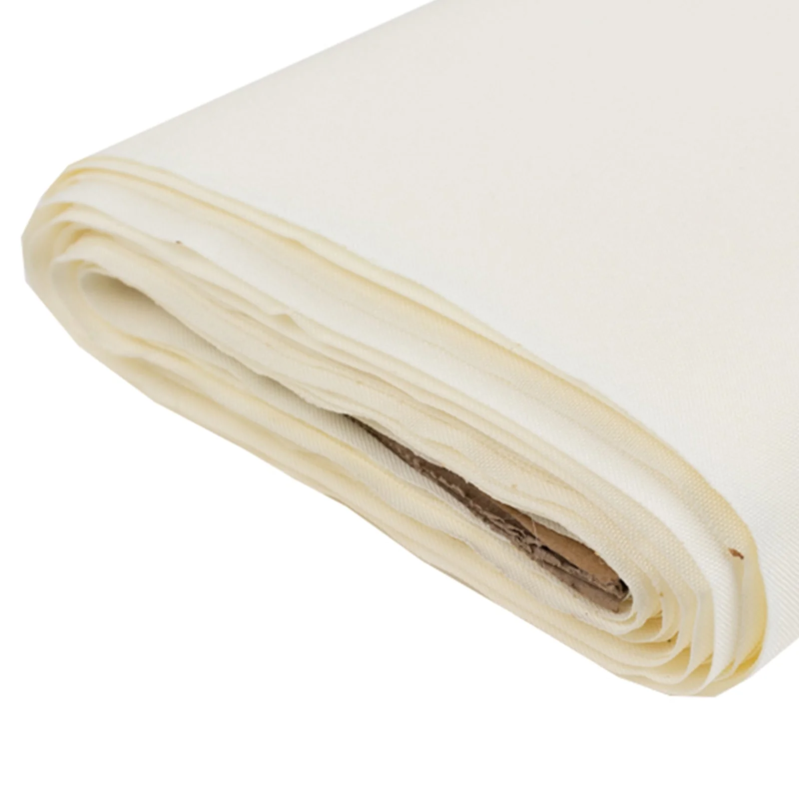 Premium Polyester Ivory Fabric Bolt 54"x10 Yards, DIY Craft Fabric Roll for Upholstery, Curtains, and Event Decor - Image 4