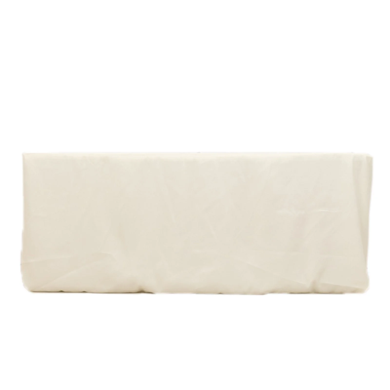 Premium Polyester Rectangle Tablecloth 6ft Ivory - Durable Fitted 220GSM Table Cover - Image 3