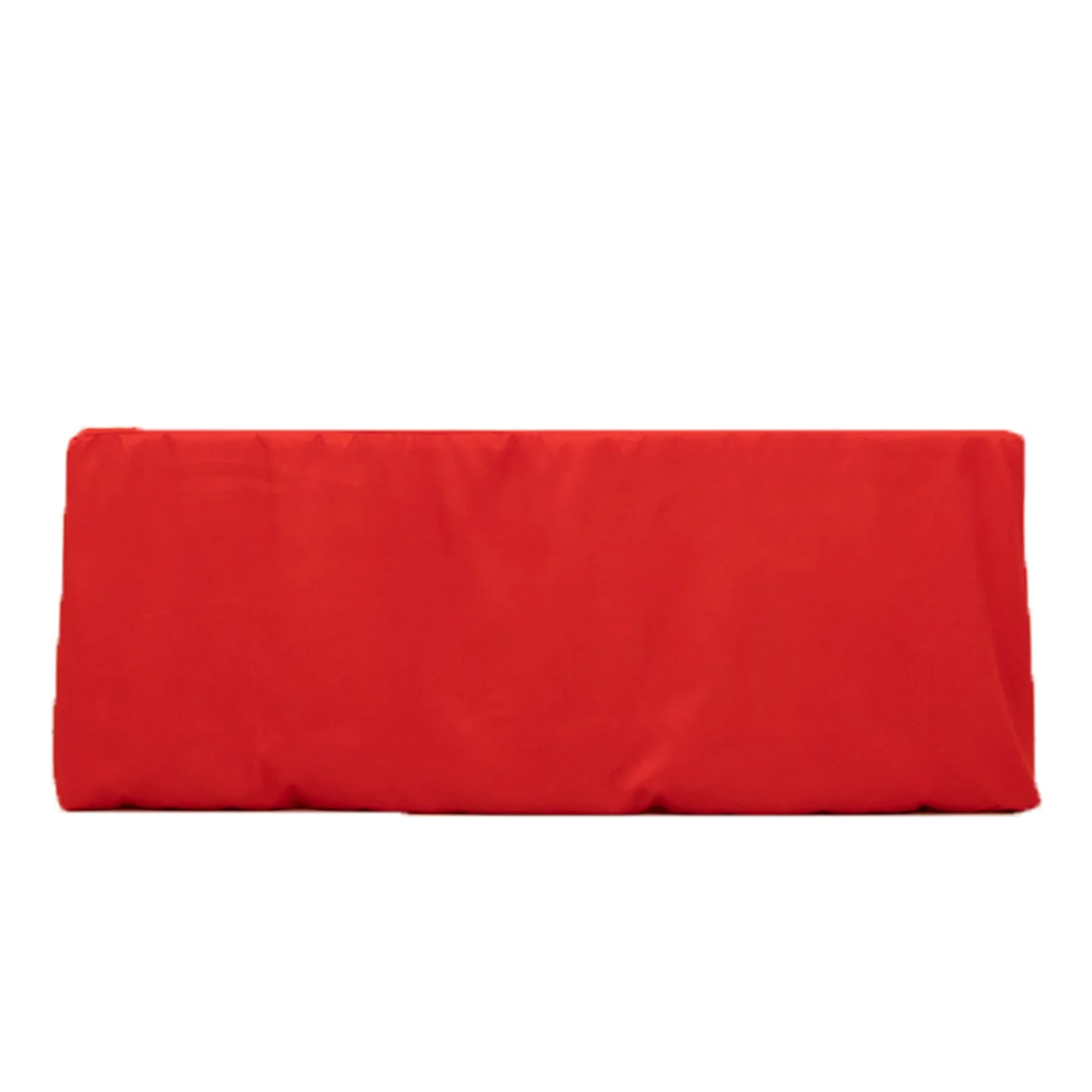 Premium Polyester Rectangle Tablecloth 6ft Red - Durable Fitted 220GSM Table Cover - Image 3