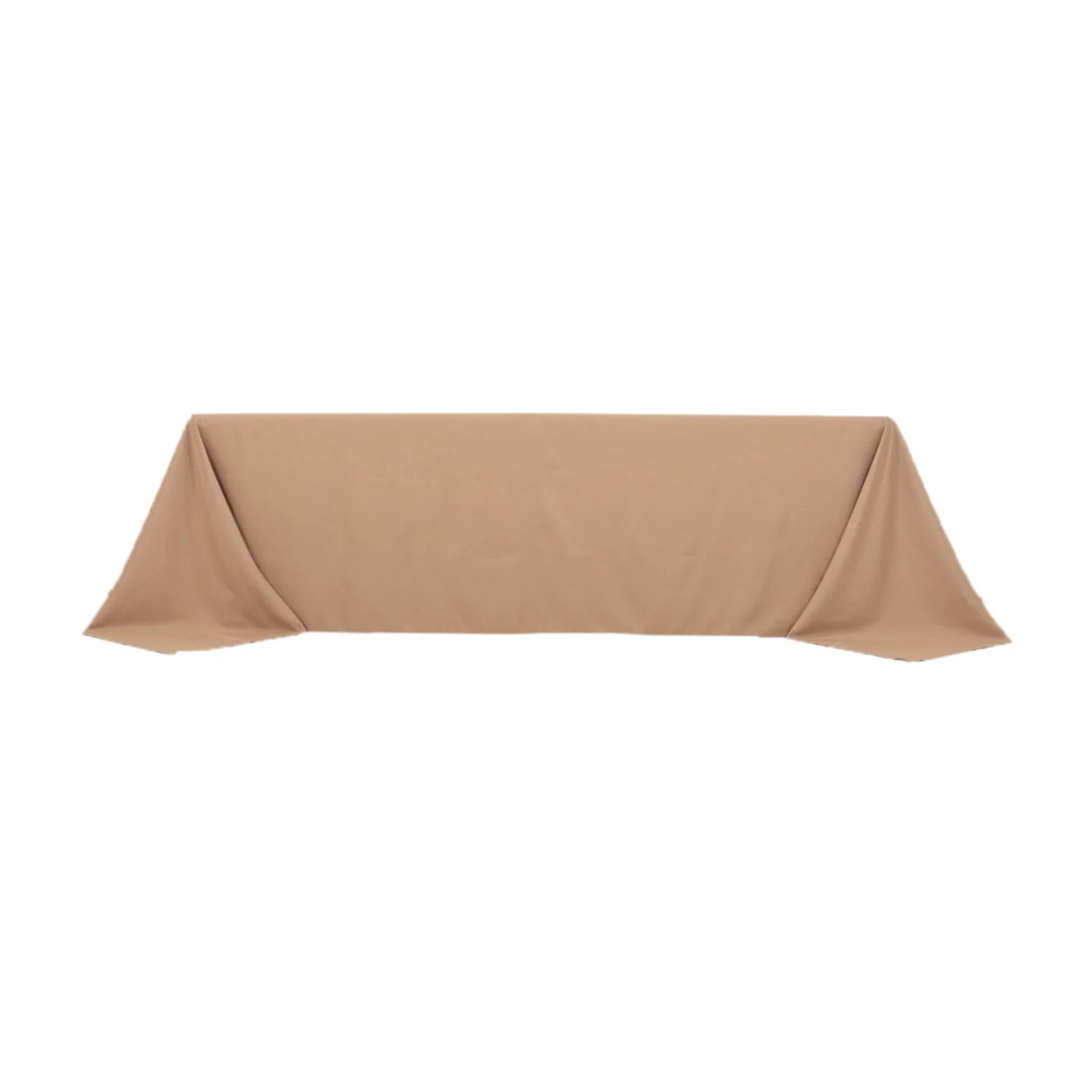 Premium Polyester Rectangle Tablecloth 90"x156" Nude - Seamless 220GSM Wrinkle-Resistant & Durable Finish - Image 3