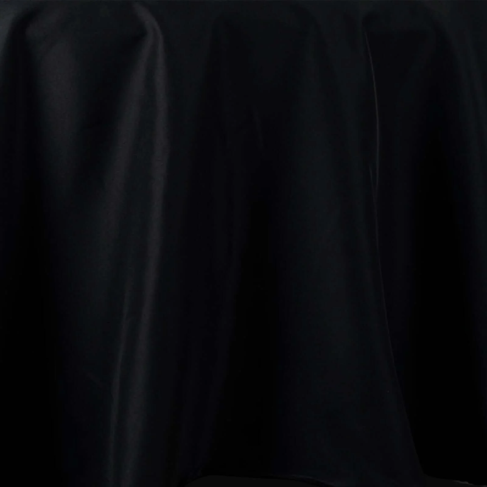 Premium Polyester Round Tablecloth 108" Black - 220GSM Wrinkle-Resistant & Durable Table Cover - Image 8