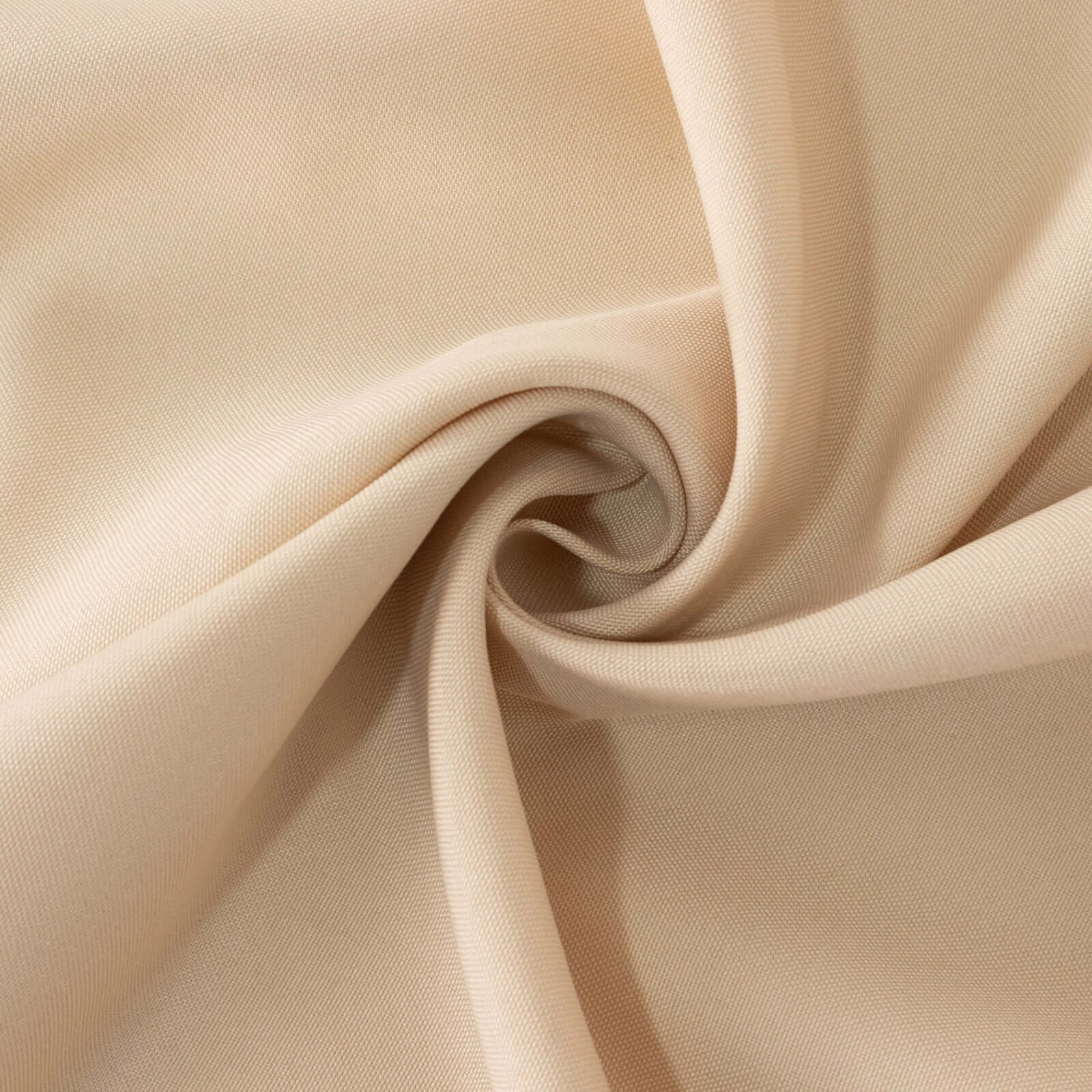 Premium Polyester Round Tablecloth 120" Beige - Seamless 220GSM Table Cover - Image 7