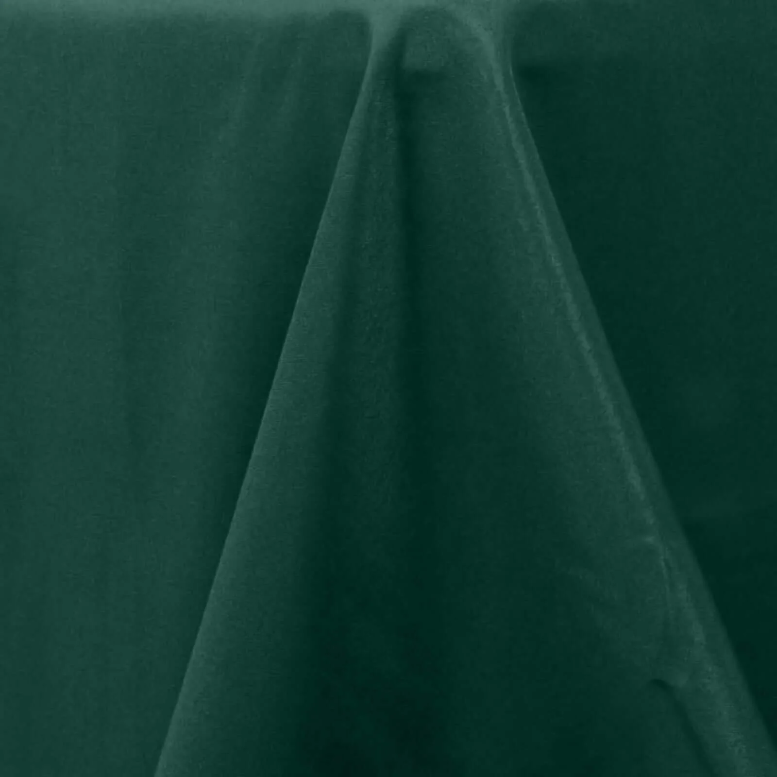 Premium Polyester Round Tablecloth 120" Hunter Emerald Green - Seamless 220GSM Table Cover - Image 8