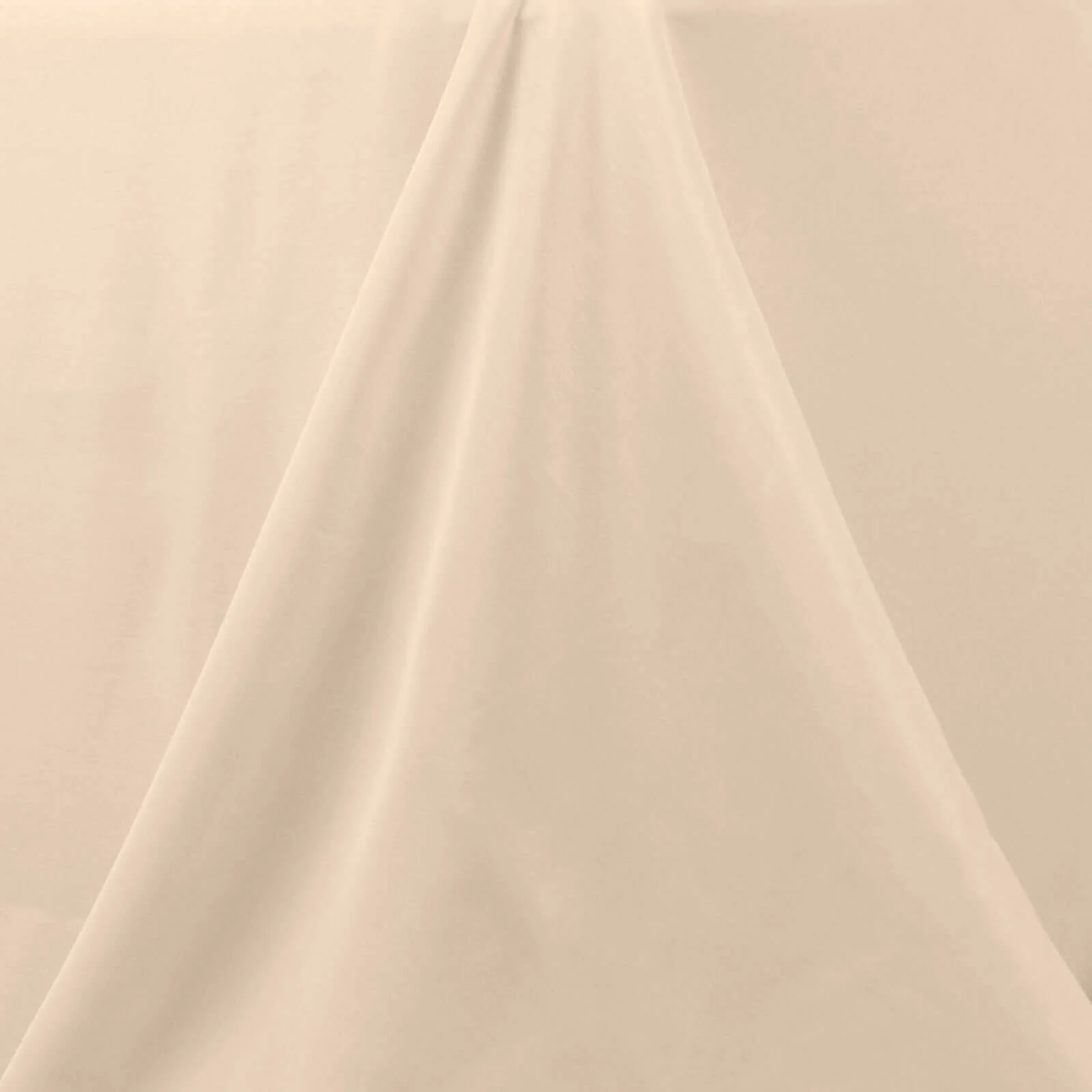 Premium Polyester Round Tablecloth 90" Beige - 220GSM Wrinkle-Resistant & Durable Table Cover - Image 6