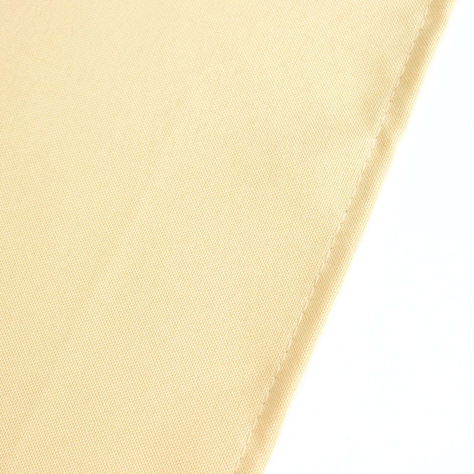 Premium Polyester Square Table Overlay 54"x54" Champagne - 220GSM Wrinkle-Resistant Table Topper - Image 5