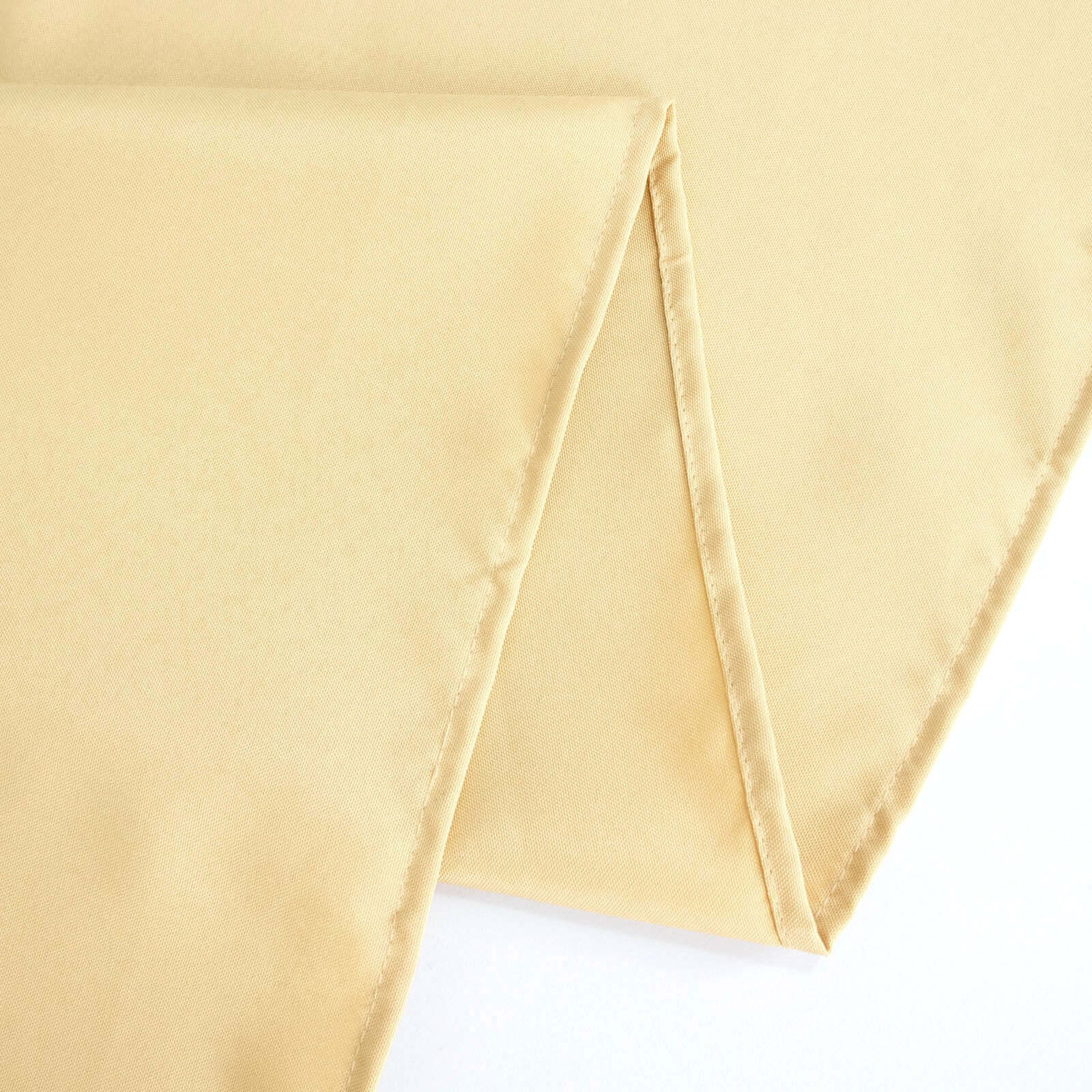 Premium Polyester Square Table Overlay 54"x54" Champagne - 220GSM Wrinkle-Resistant Table Topper - Image 7
