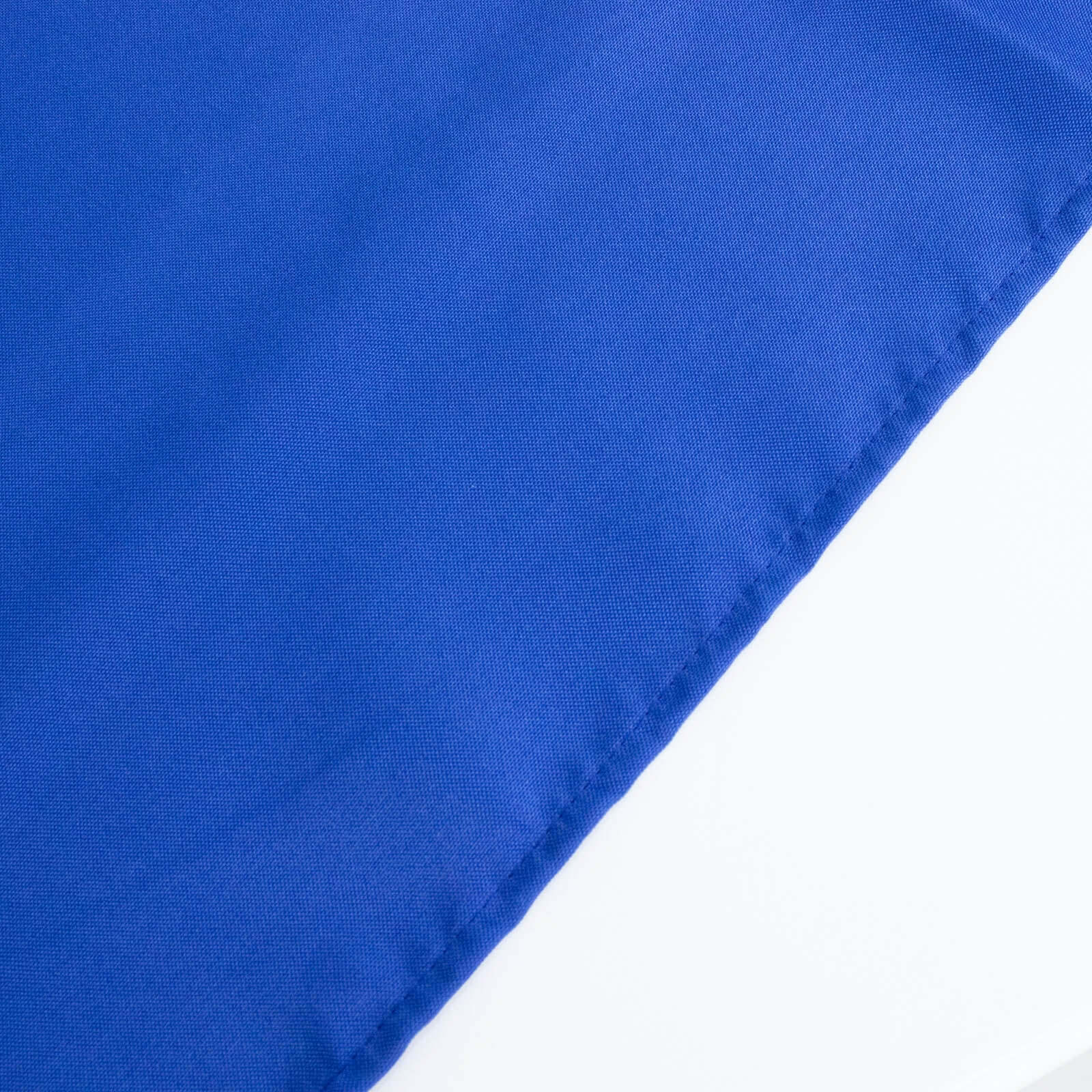 Premium Polyester Square Table Overlay 54"x54" Royal Blue - 220GSM Wrinkle-Resistant Table Topper - Image 7