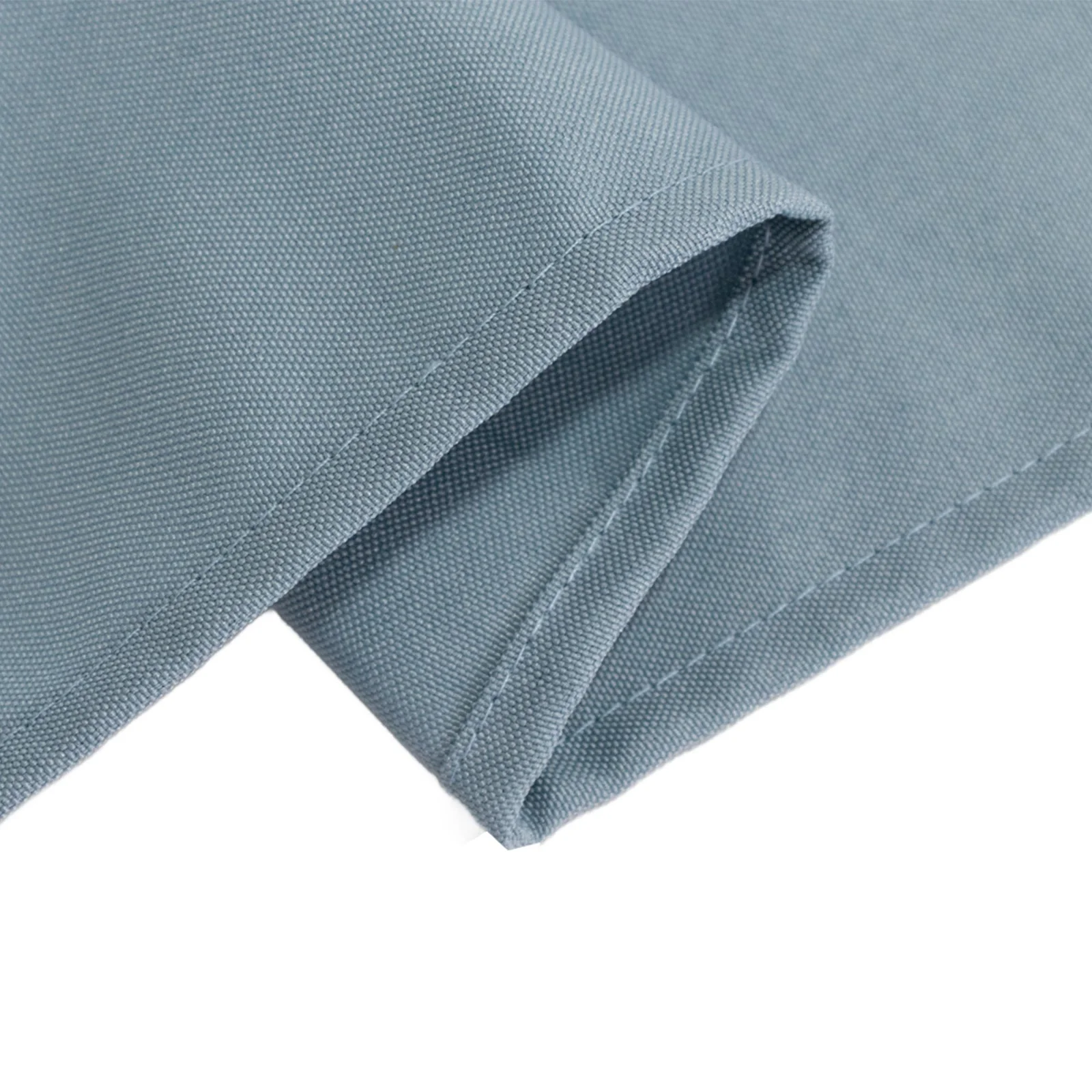 Premium Polyester Square Table Overlay 70"x70" Dusty Blue - 220GSM Wrinkle-Resistant Table Topper - Image 5