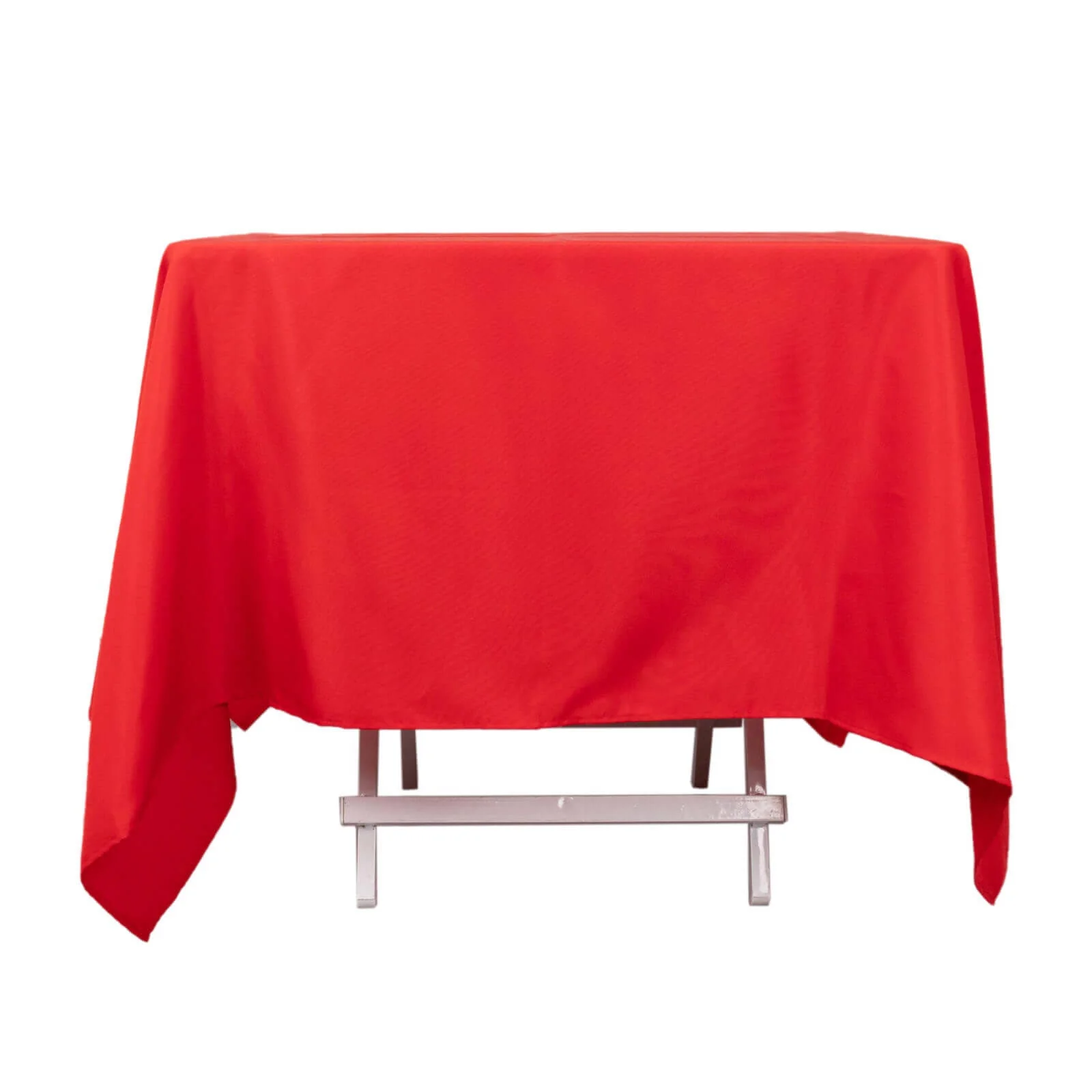 Premium Polyester Square Tablecloth 70"x70" Red - Wrinkle-Resistant 220GSM Table Cover - Image 7