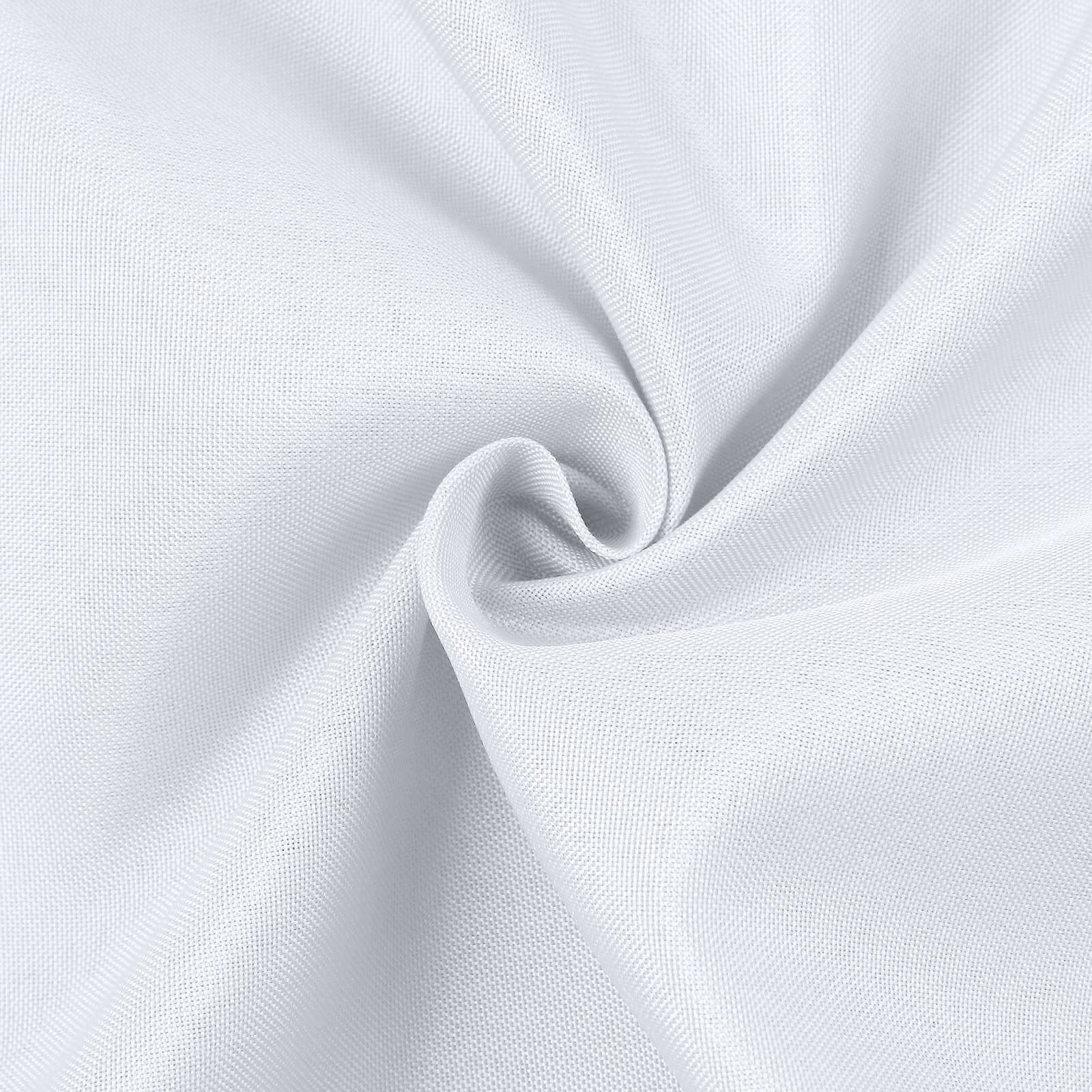 Premium Polyester White Fabric Bolt 54"x10 Yards, DIY Craft Fabric Roll for Upholstery, Curtains, and Event Decor - Image 4