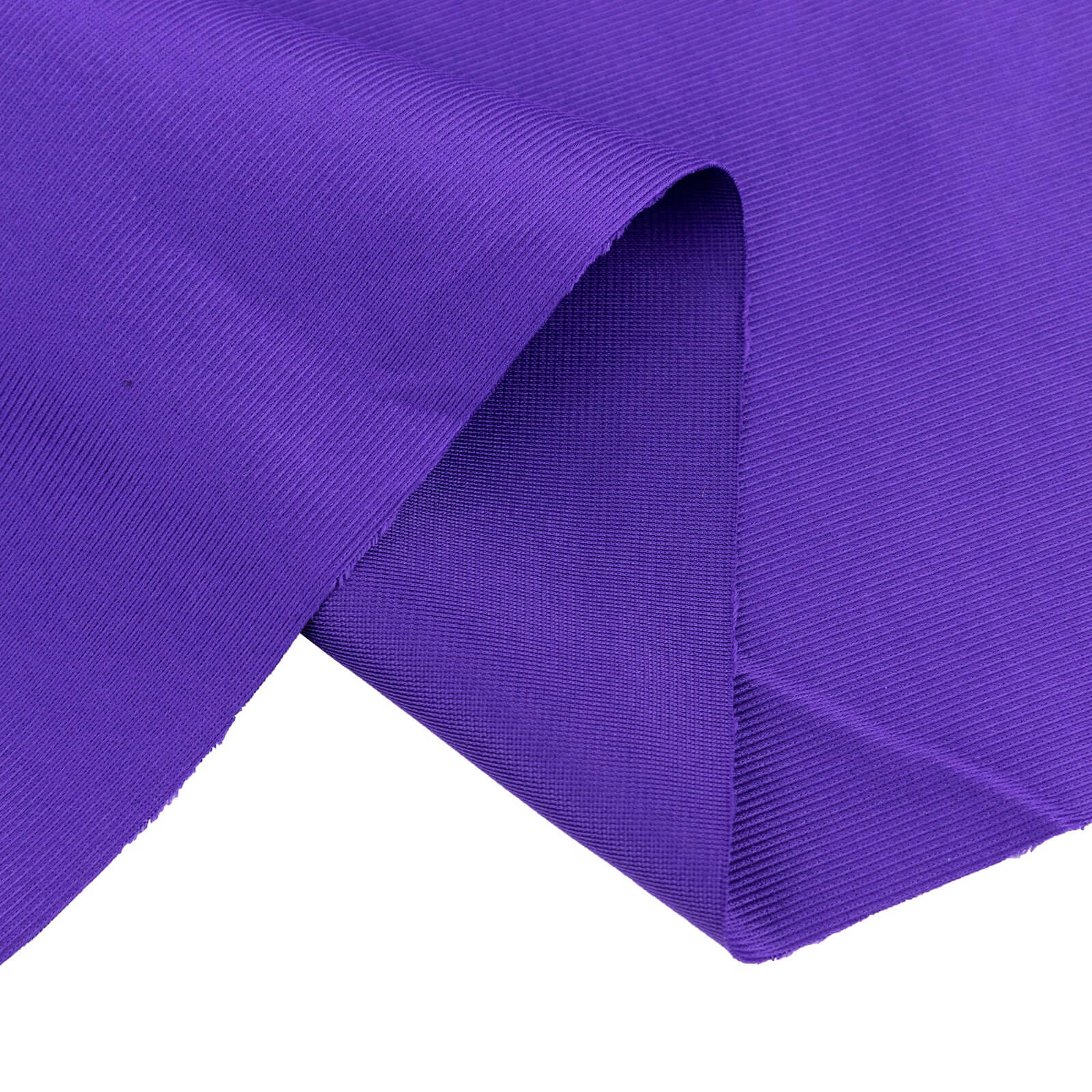Purple Scuba Polyester Fabric Bolt, Wrinkle Free DIY Craft Fabric Roll - 60"x10 Yards - Image 2