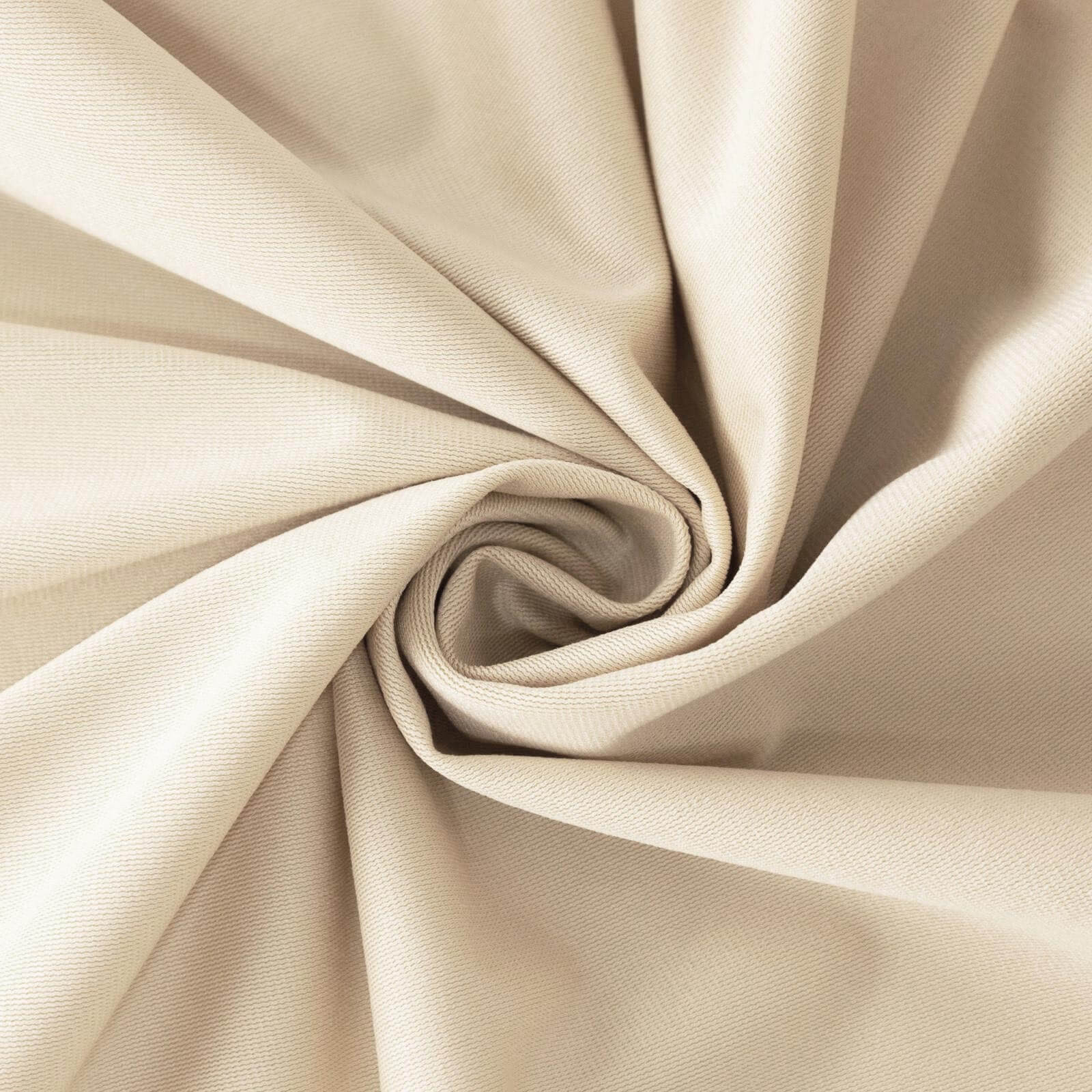 Scuba Rectangular Tablecloth 60"x102" Beige - Wrinkle Free Table Cover - Image 10