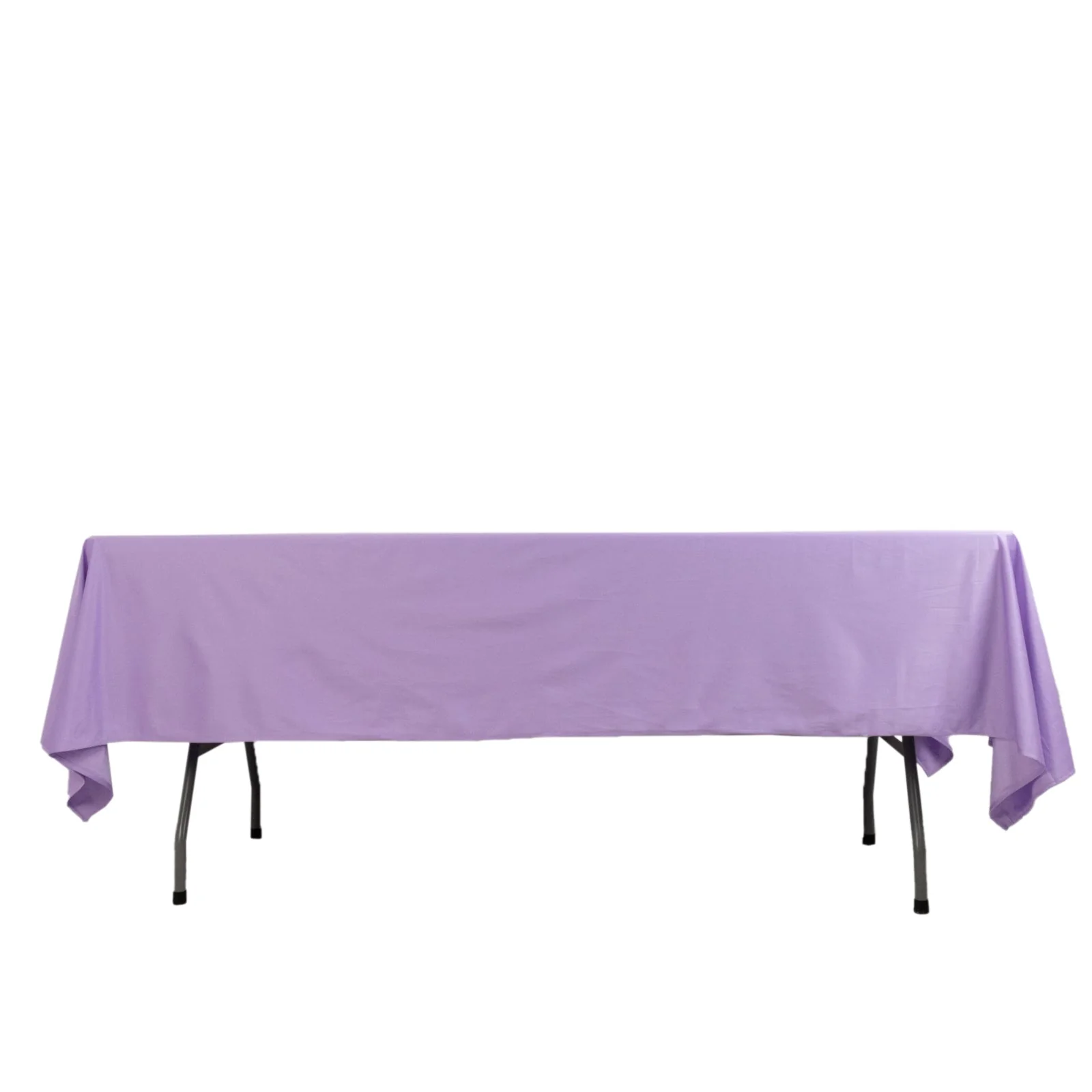 Scuba Rectangular Tablecloth 60"x102" Lavender Lilac - Wrinkle Free Table Cover - Image 8