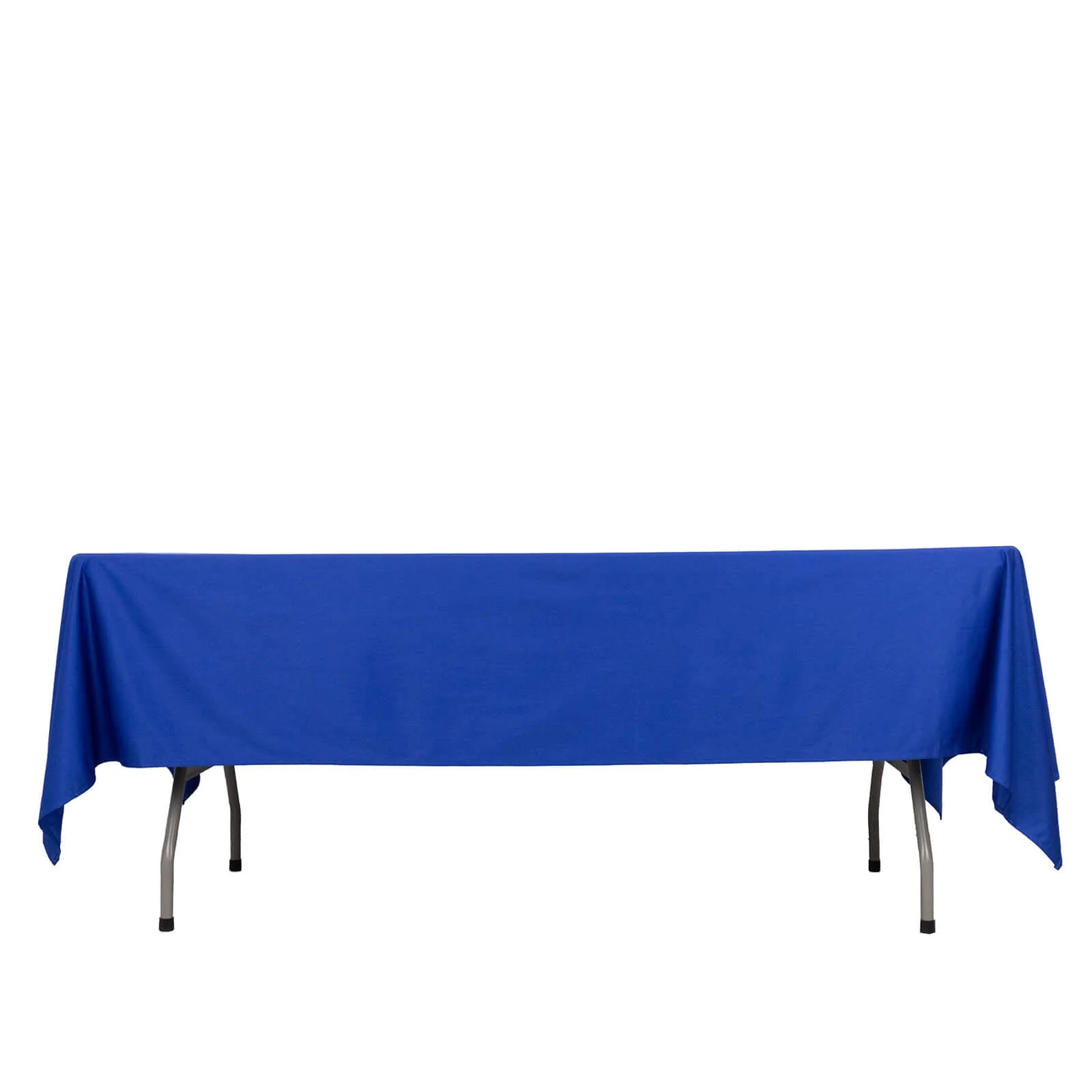 Scuba Rectangular Tablecloth 60"x102" Royal Blue - Wrinkle Free Table Cover - Image 8
