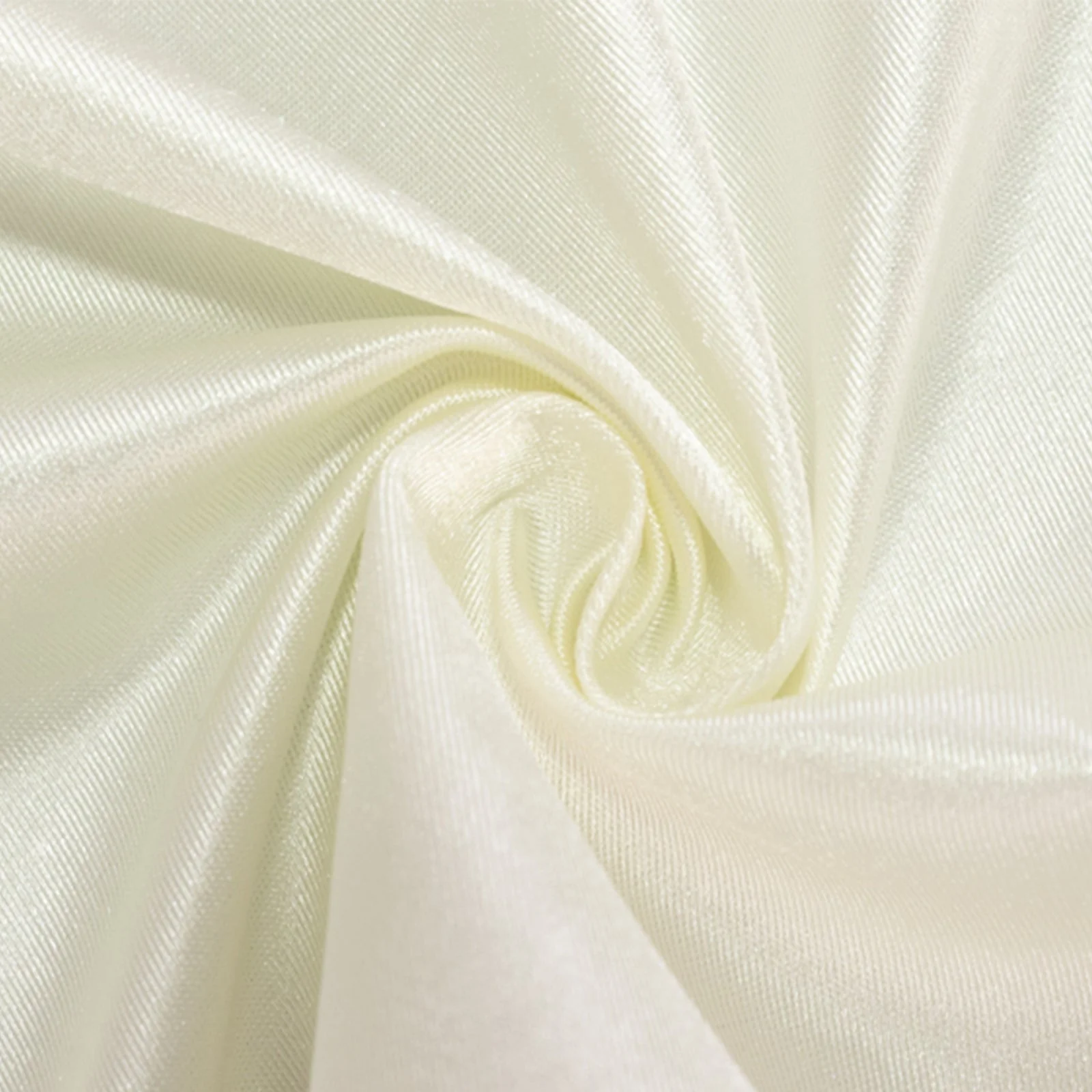 Scuba Rectangular Tablecloth 60"x102" Shimmer Pearl White - Wrinkle Free Table Cover - Image 8