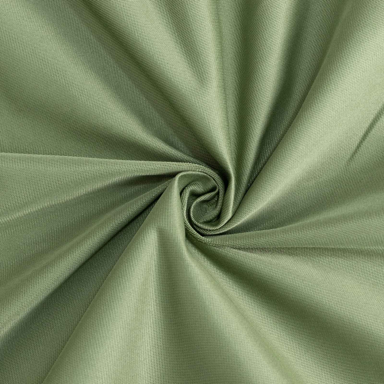 Scuba Rectangular Tablecloth 90"x132" Dusty Sage Green - Seamless Table Cover - Image 16