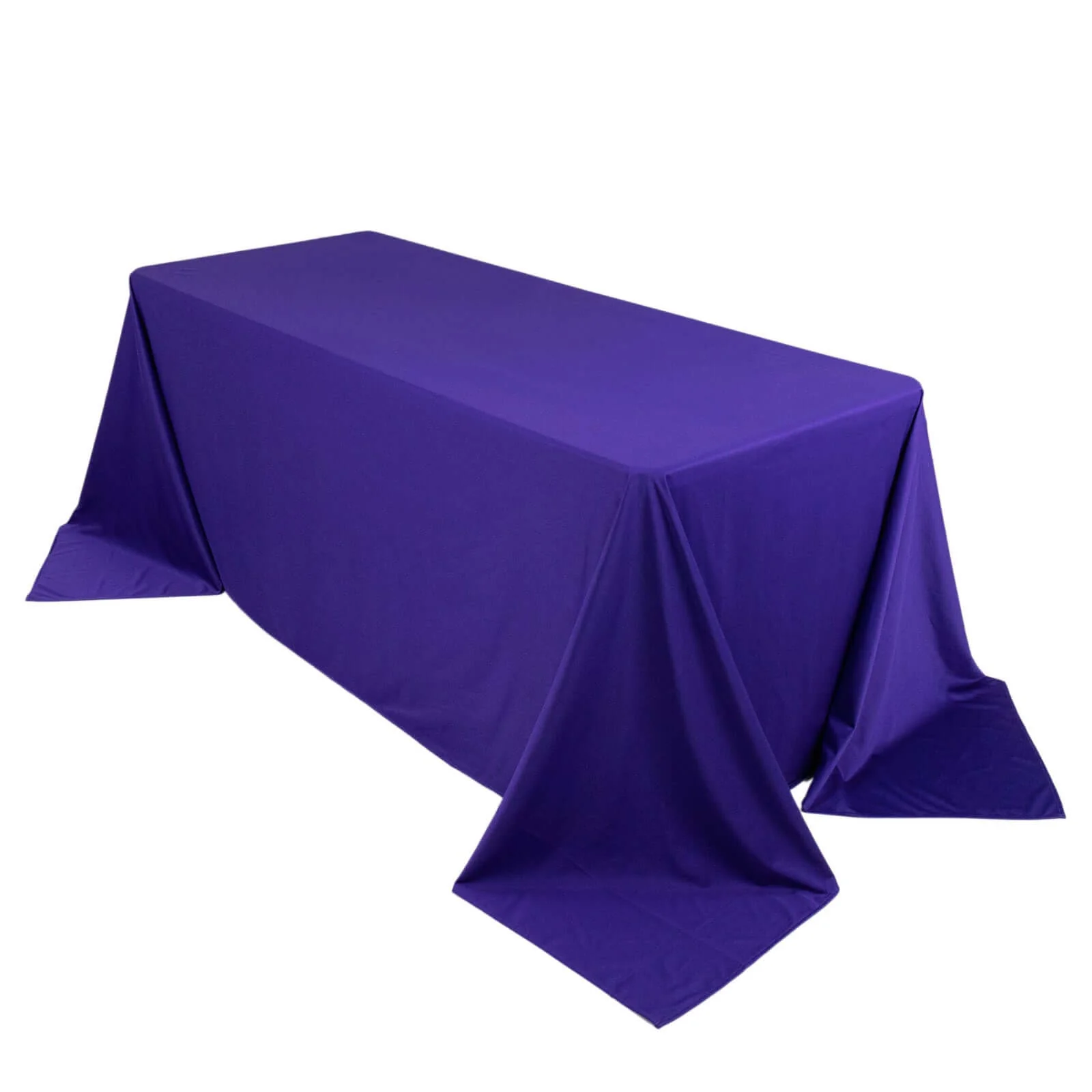 Scuba Rectangular Tablecloth 90"x132" Purple - Seamless Table Cover - Image 3