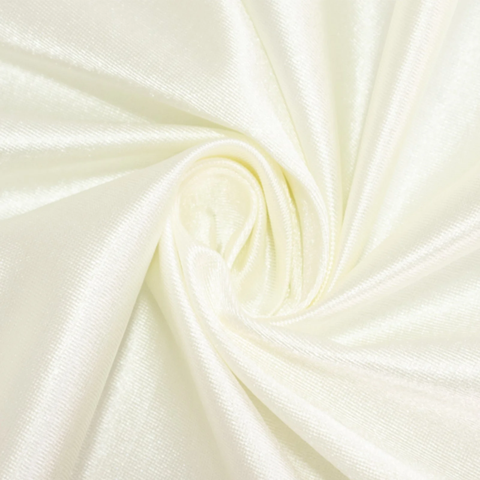 Scuba Rectangular Tablecloth 90"x132" Shimmer Pearl White - Seamless & Wrinkle Free Table Cover - Image 8