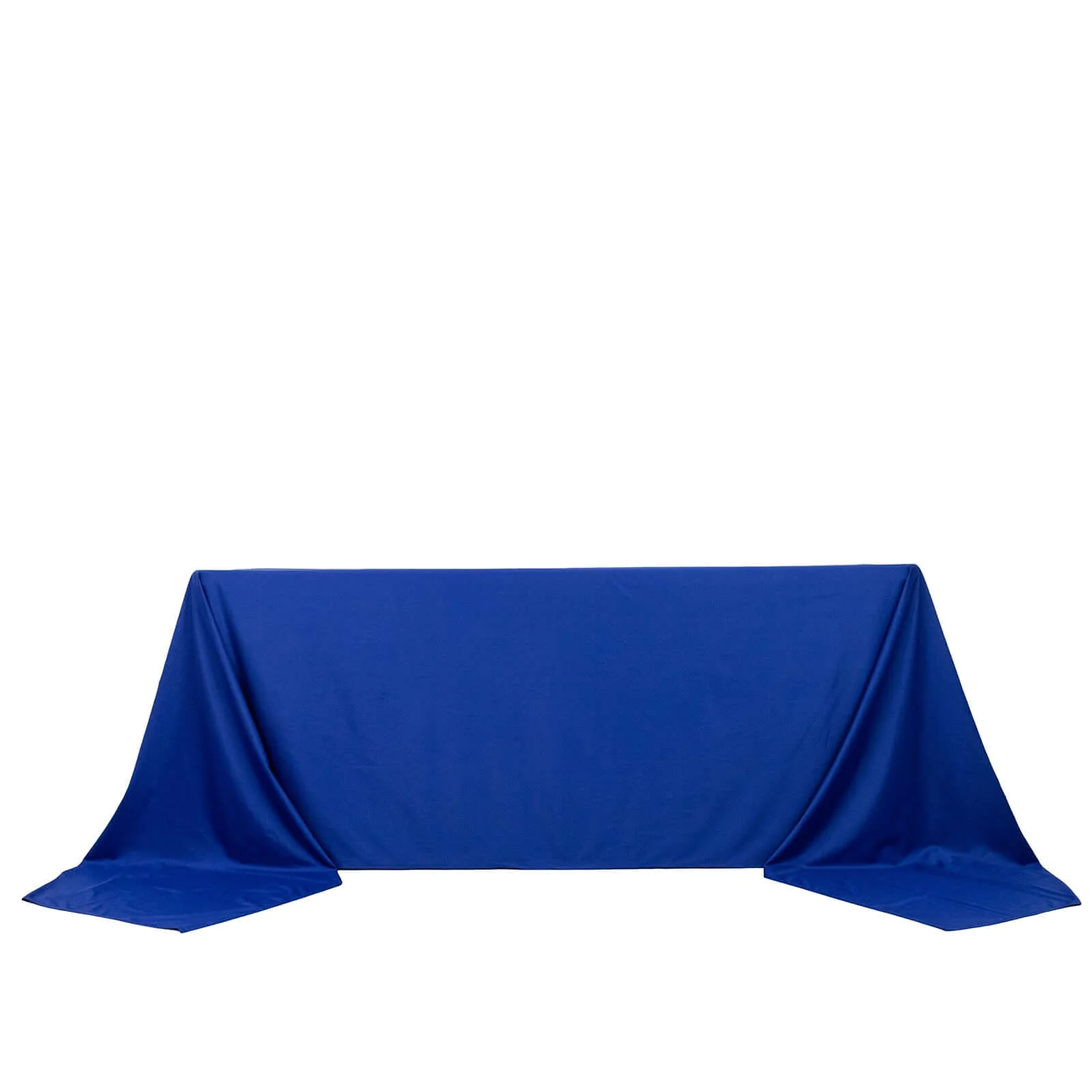 Scuba Rectangular Tablecloth 90"x156" Royal Blue - Seamless & Wrinkle Free Table Cover - Image 7