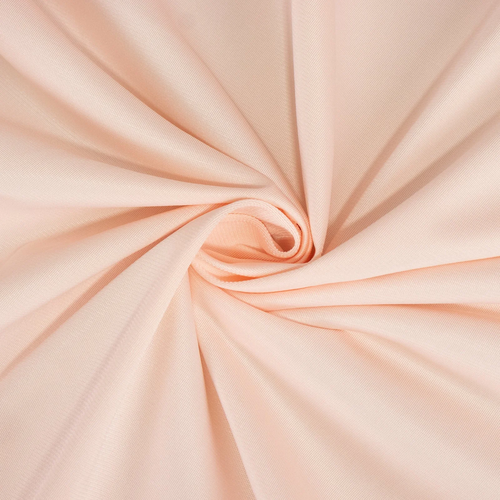 Scuba Round Tablecloth 108" Blush - Wrinkle Free Table Cover - Image 8