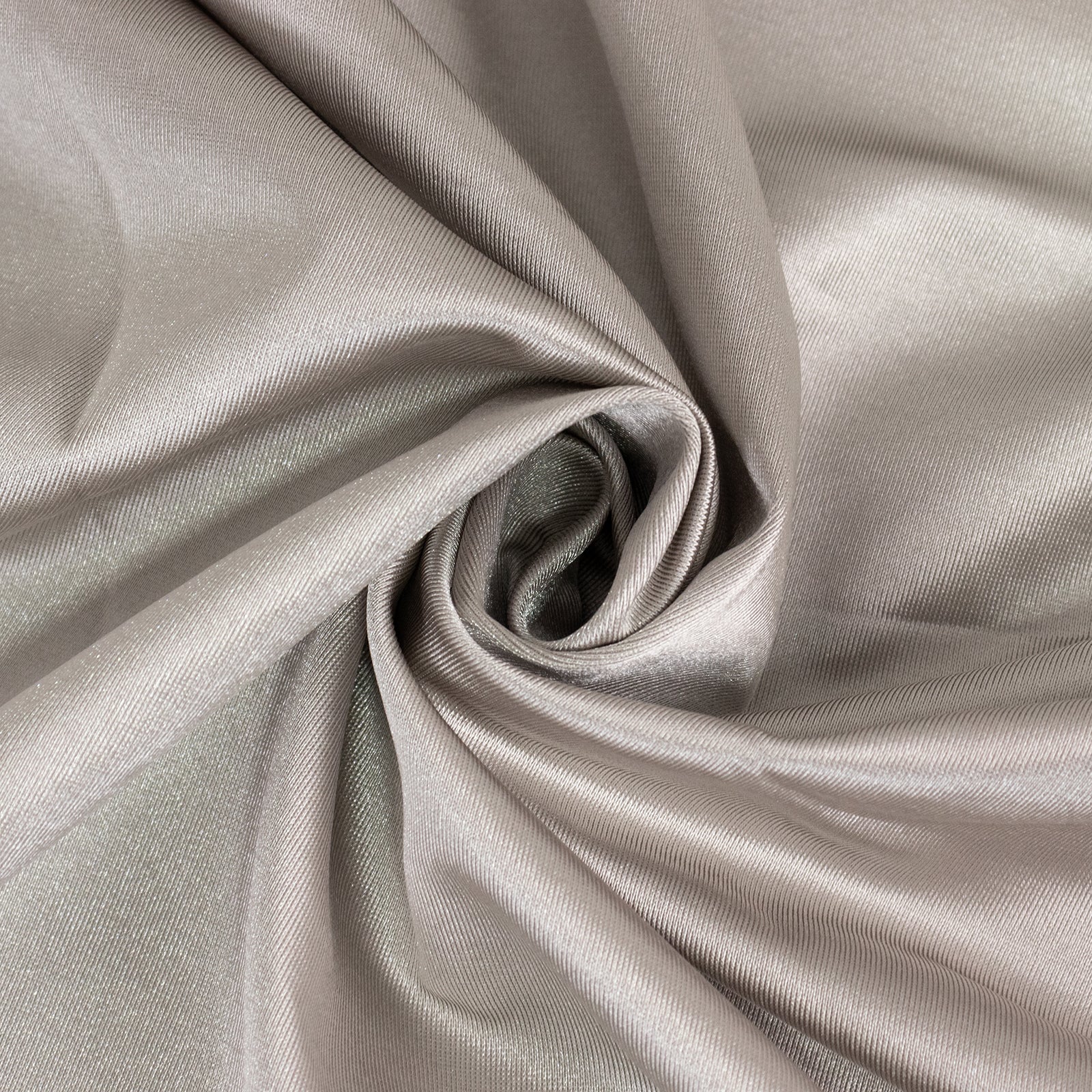 Scuba Round Tablecloth 108" Shimmer Silver - Wrinkle Free Table Cover - Image 8