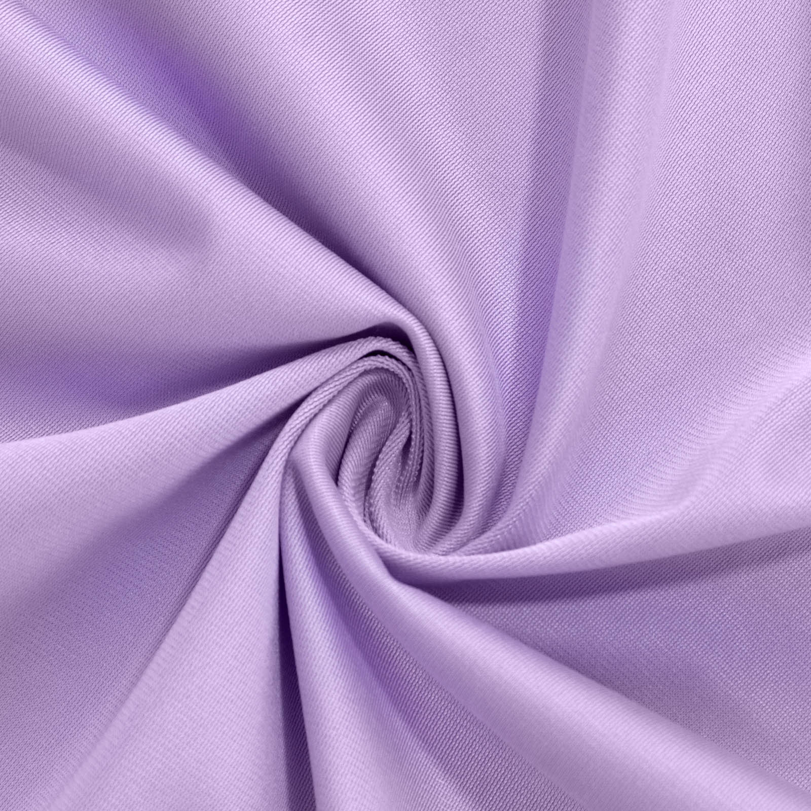 Scuba Round Tablecloth 120" Lavender Lilac - Seamless & Wrinkle Free Table Cover - Image 8