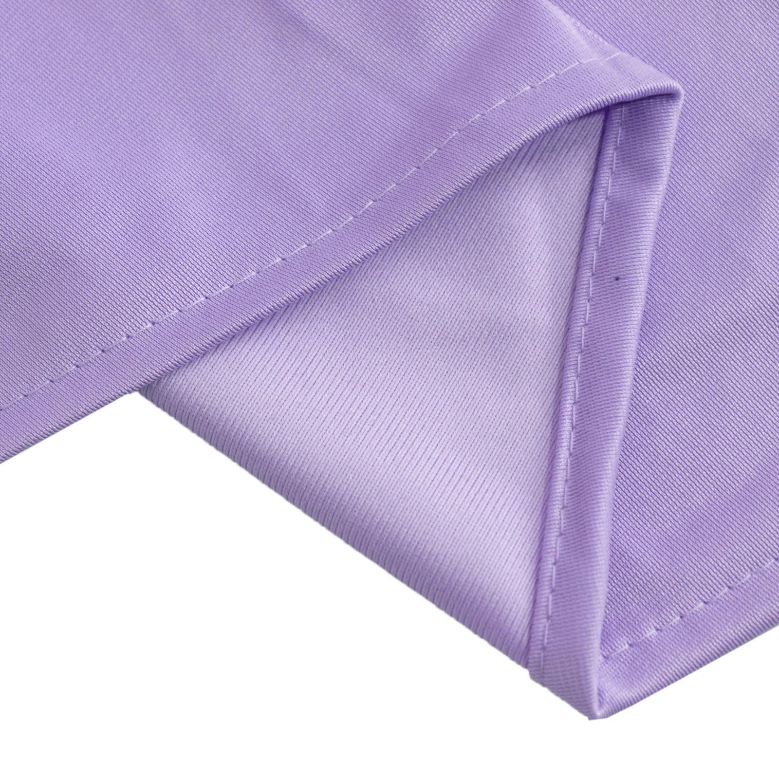 Scuba Round Tablecloth 132" Lavender Lilac - Seamless & Wrinkle Free Table Cover - Image 10