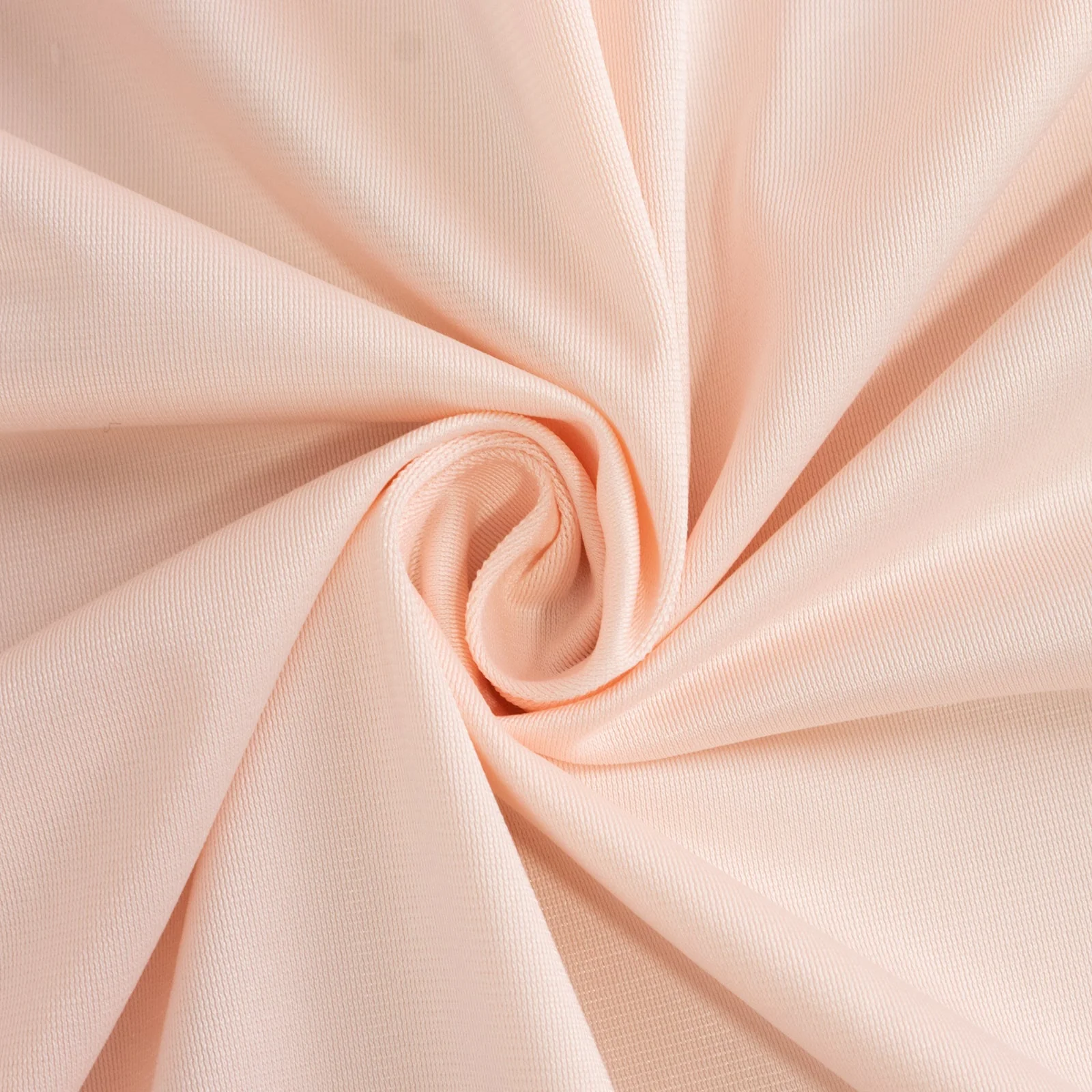 Scuba Round Tablecloth 70" Blush - Wrinkle Free Table Cover - Image 9