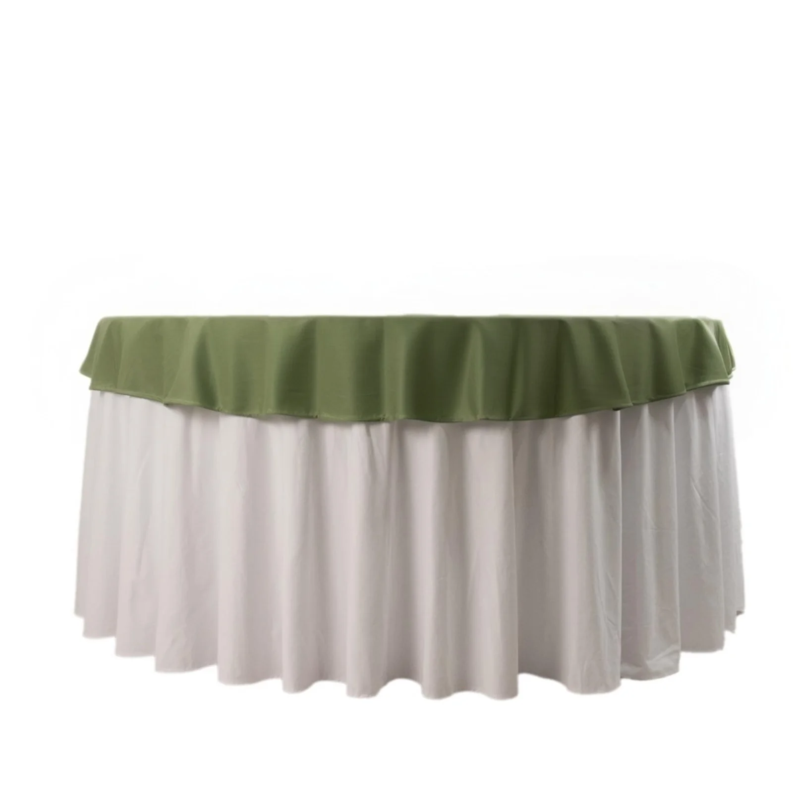 Scuba Round Tablecloth 70" Dusty Sage Green - Wrinkle Free Table Cover - Image 10