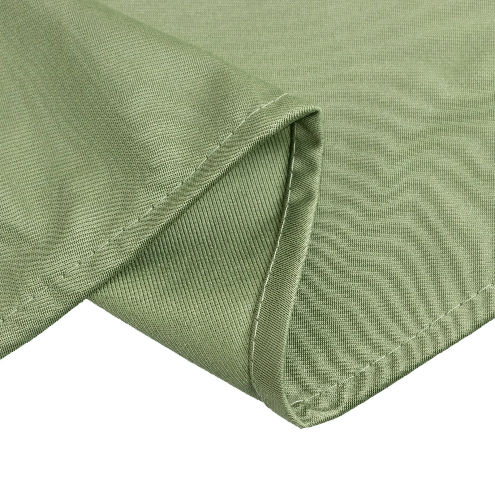 Scuba Round Tablecloth 90" Dusty Sage Green - Wrinkle Free Table Cover - Image 7