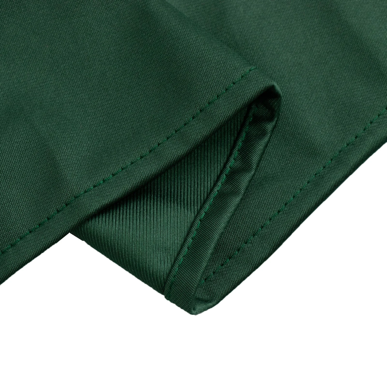 Scuba Round Tablecloth 90" Hunter Emerald Green - Wrinkle Free Table Cover - Image 8