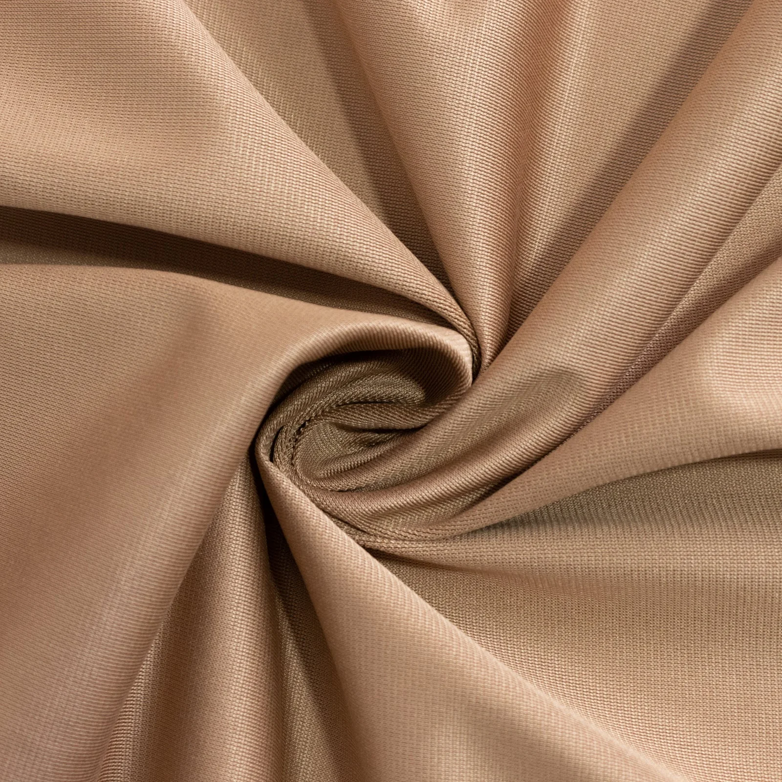 Scuba Round Tablecloth 90" Nude - Wrinkle Free Table Cover - Image 9