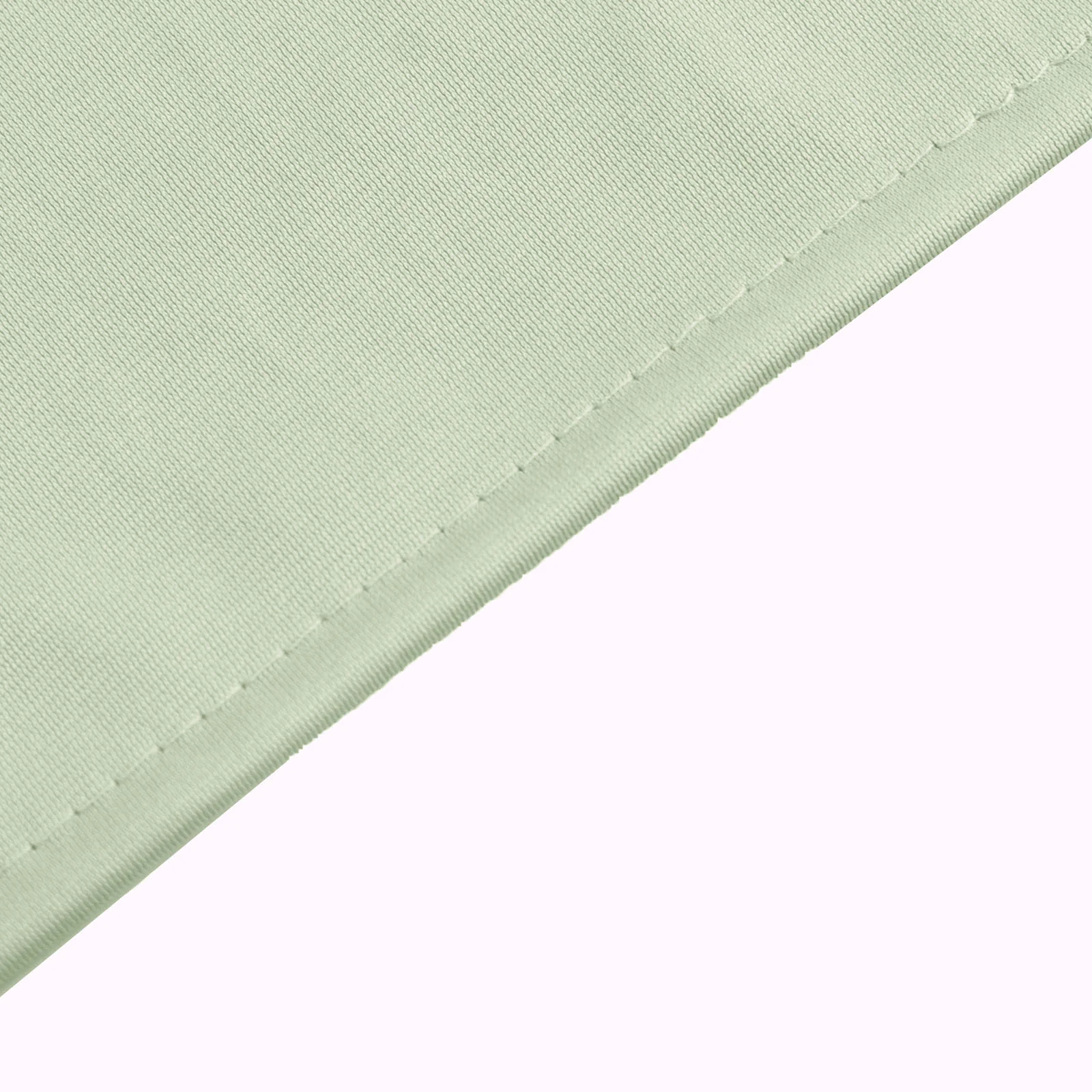 Scuba Round Tablecloth 90" Sage Green - Wrinkle Free Table Cover - Image 7