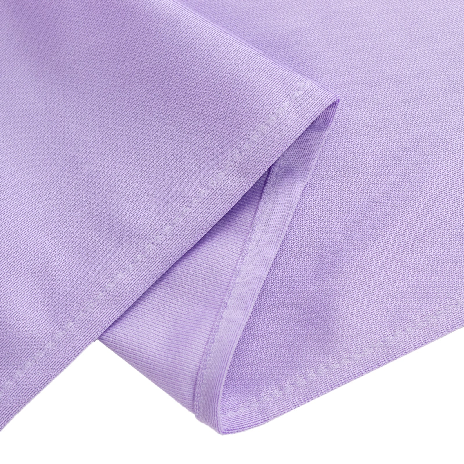 Scuba Square Table Overlay 70"x70" Lavender Lilac - Wrinkle Free & Stain Resistant Table Topper - Image 7