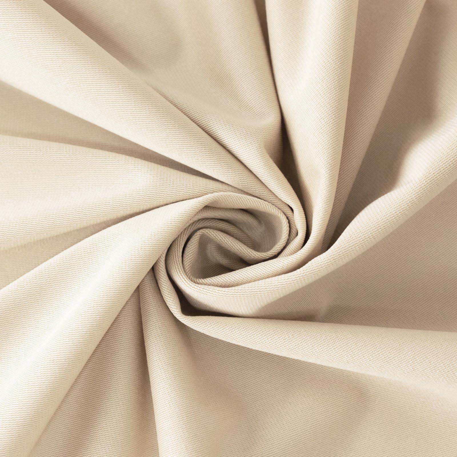 Scuba Square Tablecloth 54"x54" Beige - Wrinkle Free Table Cover - Image 12
