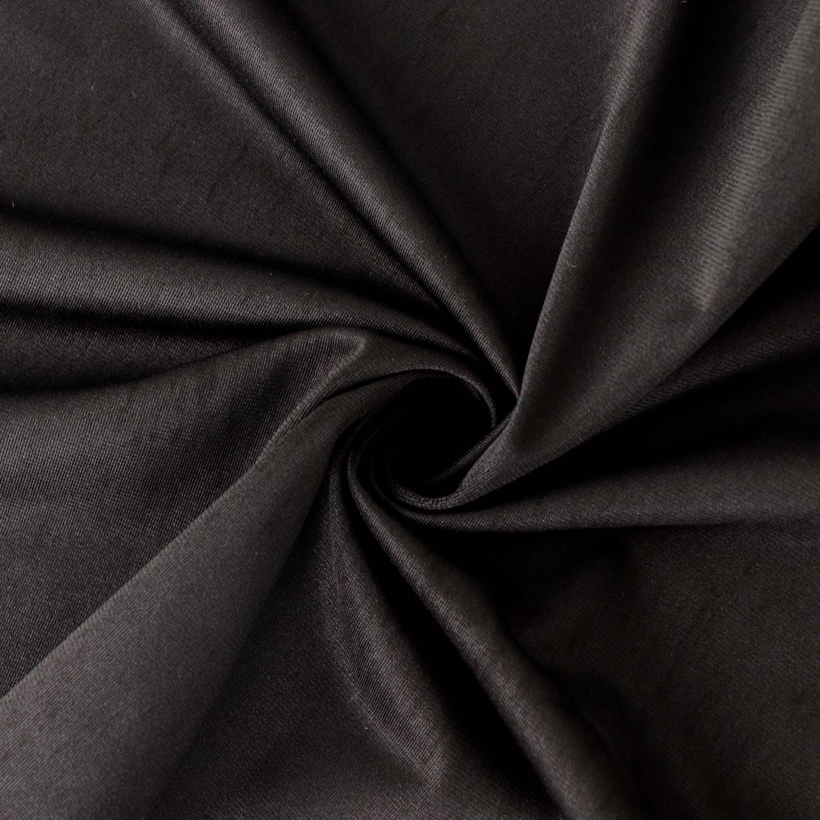 Scuba Square Tablecloth 70"x70" Black - Wrinkle Free & Stain Resistant Sophisticated Table Cover - Image 8
