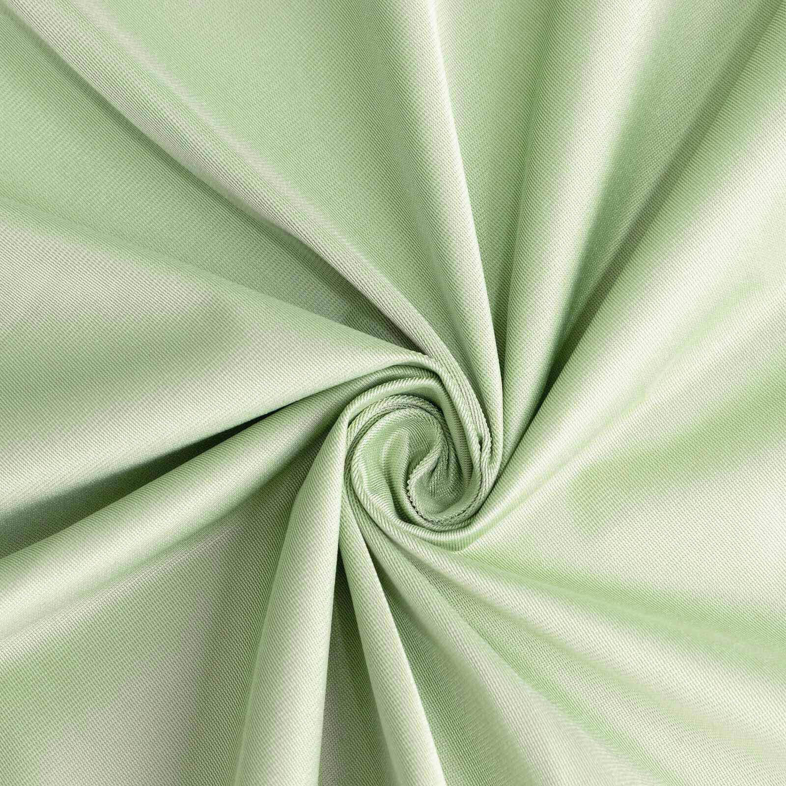 Scuba Square Tablecloth 70"x70" Sage Green - Wrinkle Free Table Cover - Image 8