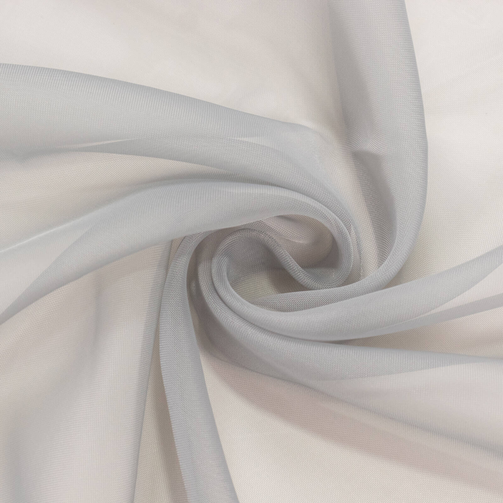 Silver Chiffon Ceiling Drapery, Durable Flame Resistant Long Curtain Backdrop Panel With Rod Pocket 5ftx32ft - Image 8
