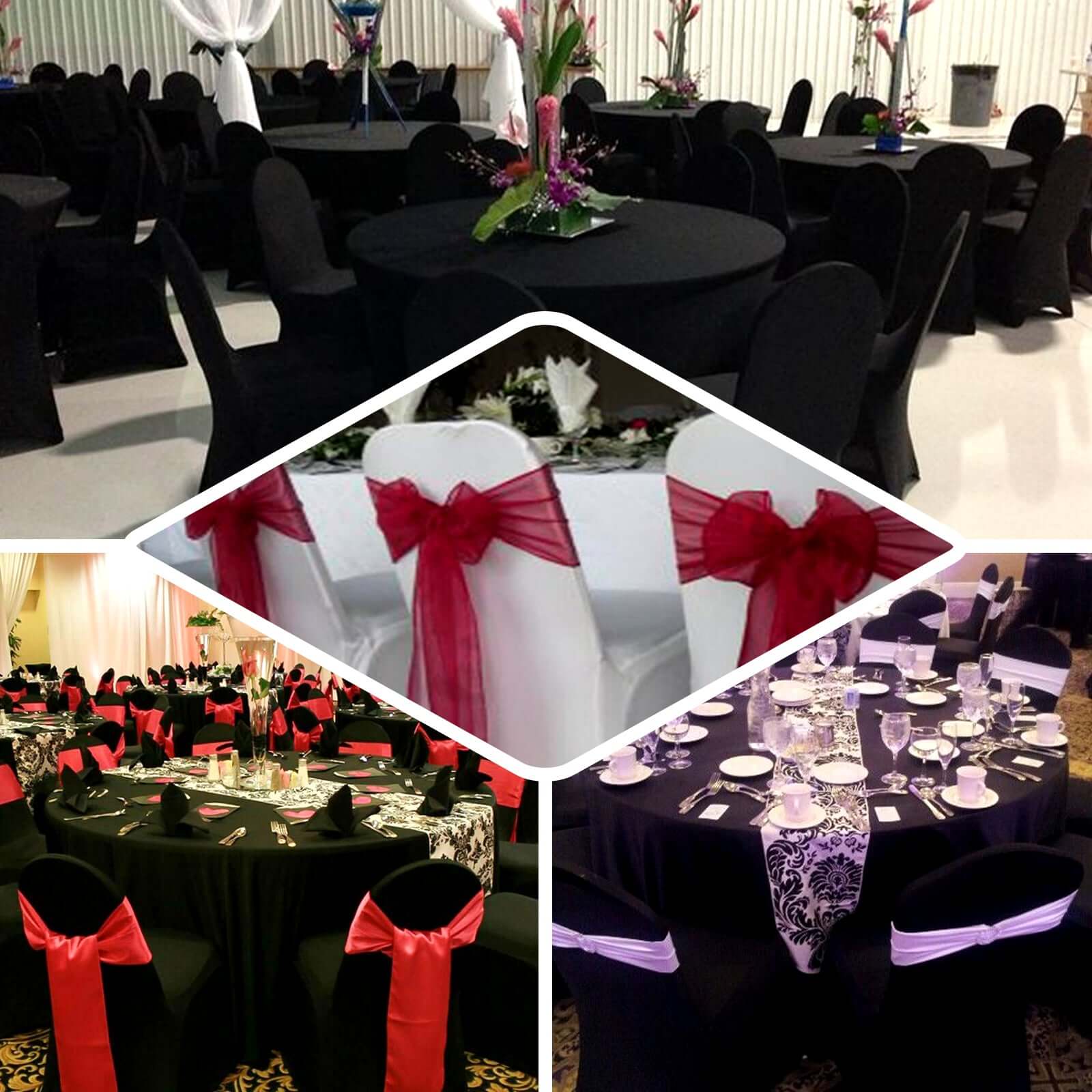 Premium Spandex Stretch Fitted Banquet Chair Cover 220GSM Royal Blue with Foot Pockets - Durable Slipcover - Image 5