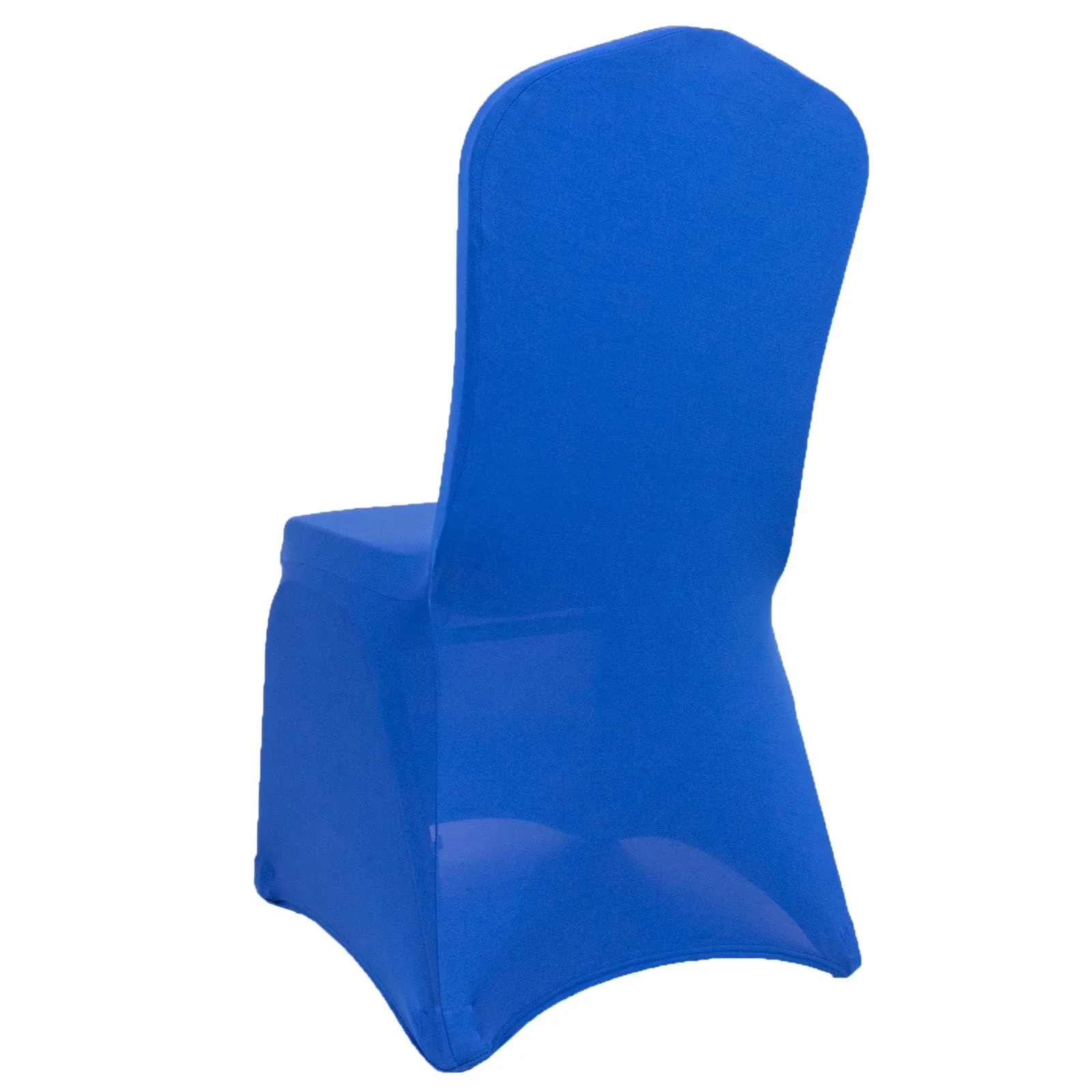 Premium Spandex Stretch Fitted Banquet Chair Cover 220GSM Royal Blue with Foot Pockets - Durable Slipcover - Image 7
