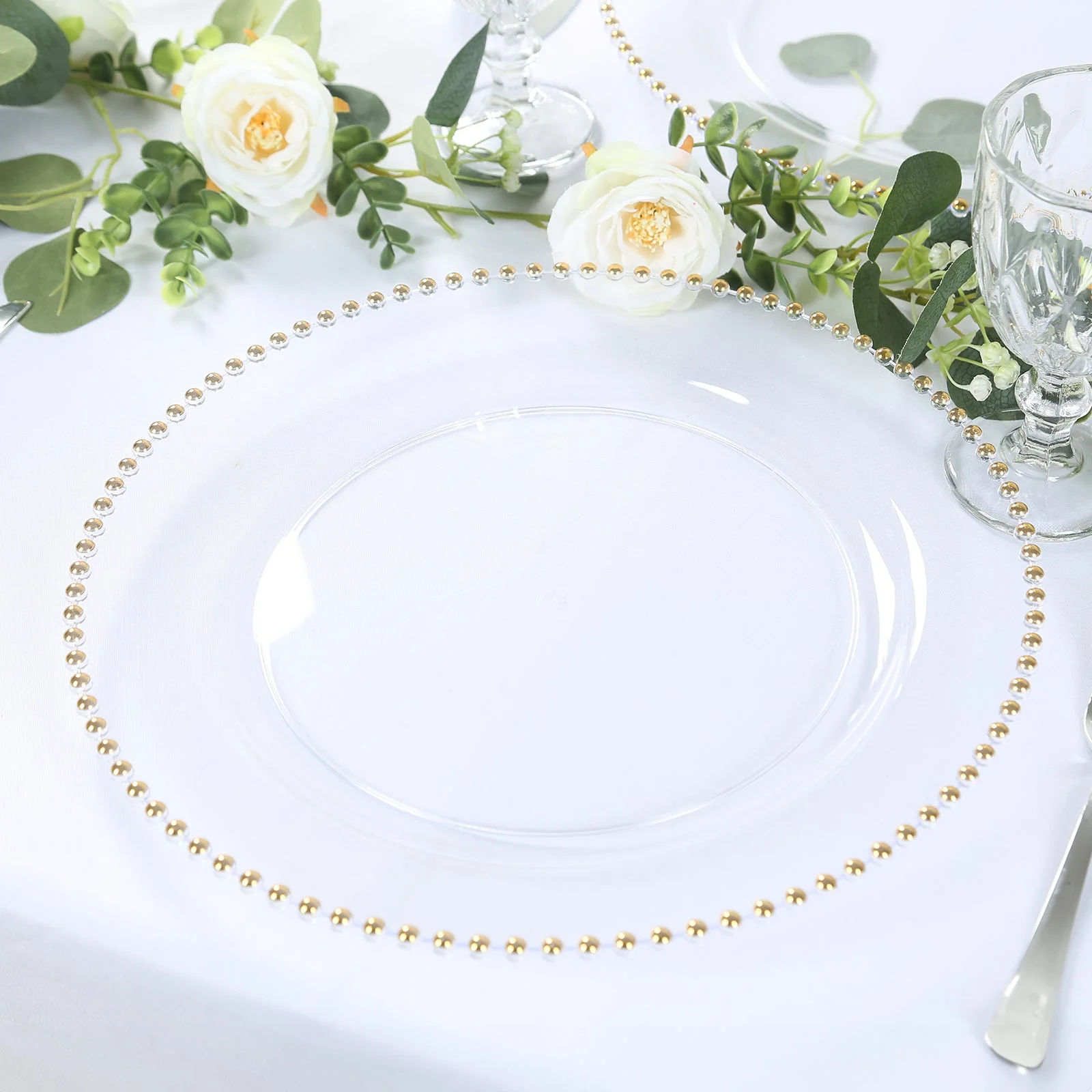 Premium Tablescape Bundle for 24 Guests — White & Gold. New Limited-Time Offer! - Image 8