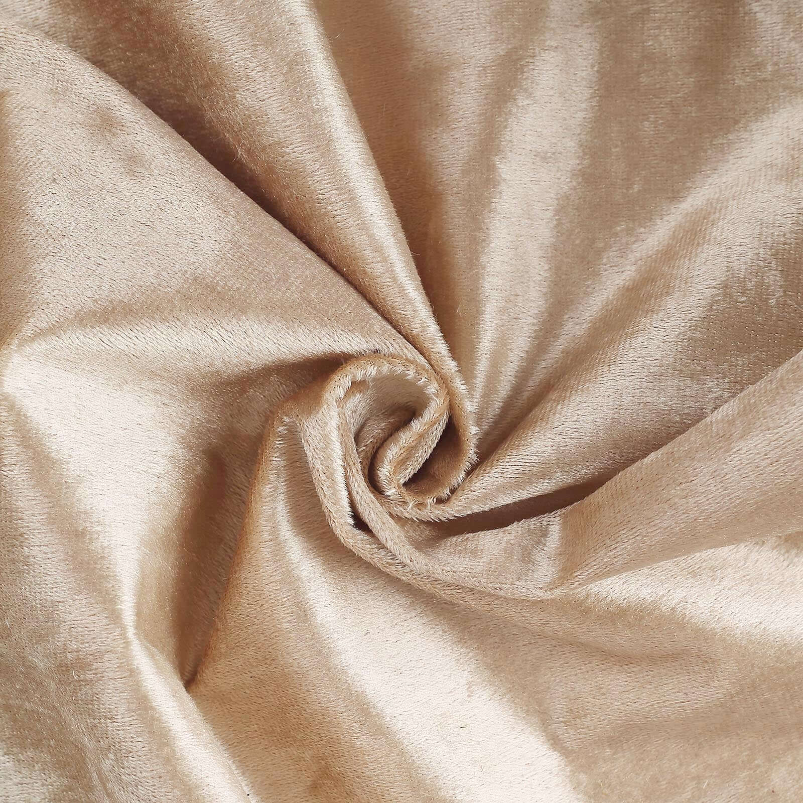 Premium Velvet Rectangle Tablecloth 60"x102" Champagne - Soft Textured Feel Reusable Table Cover - Image 8
