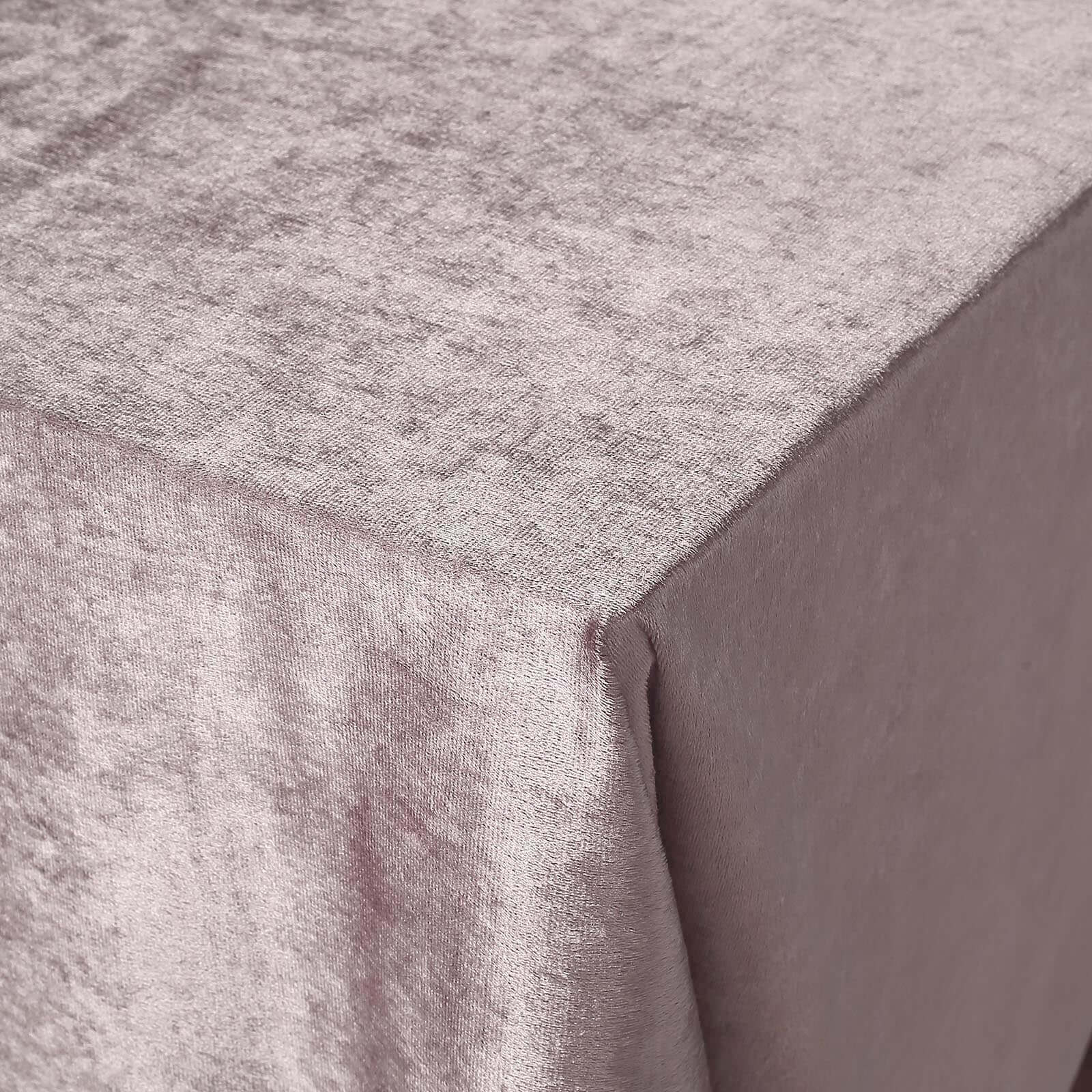 Premium Velvet Rectangle Tablecloth 60"x102" Mauve -Soft Textured Feel Reusable Table Cover - Image 6